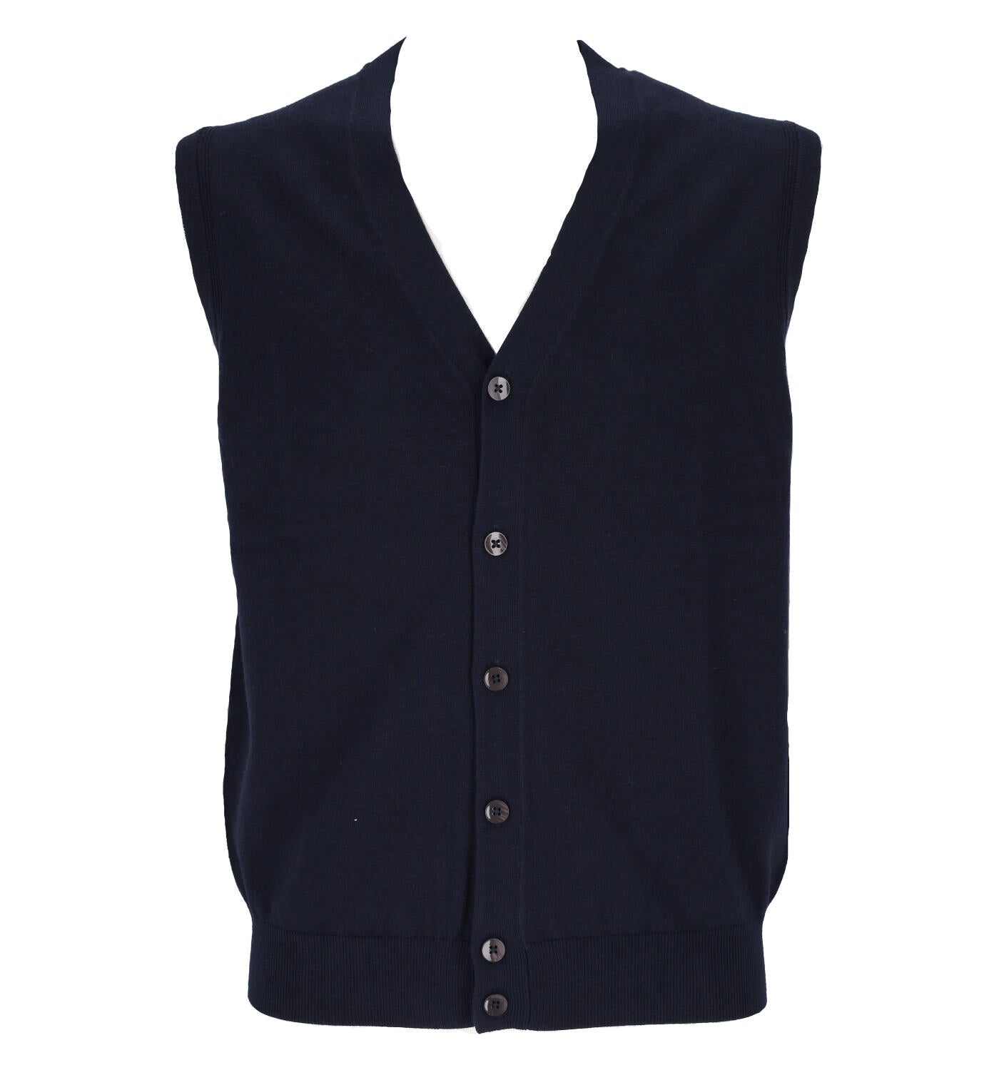 Gilet in cashmere con bottoni