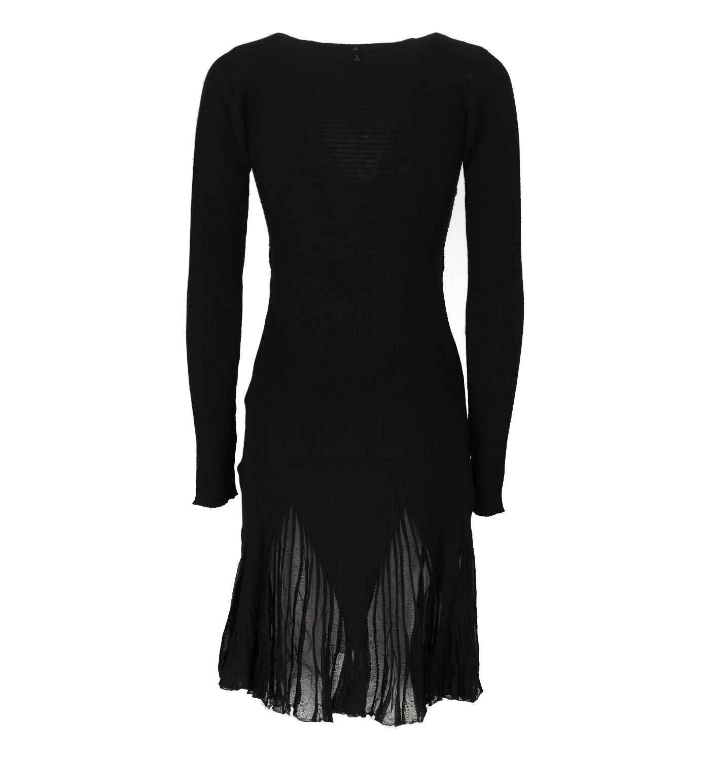 Abito in maglia con balze