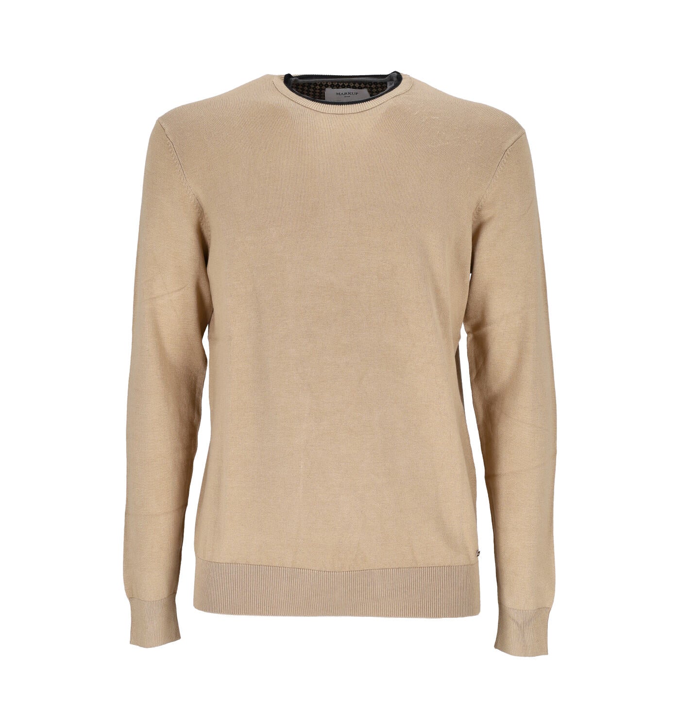 Girocollo con toppe sui gomiti