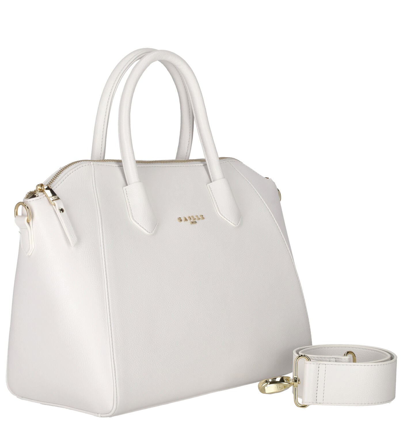 Borsa grande a trapezio con tracolla