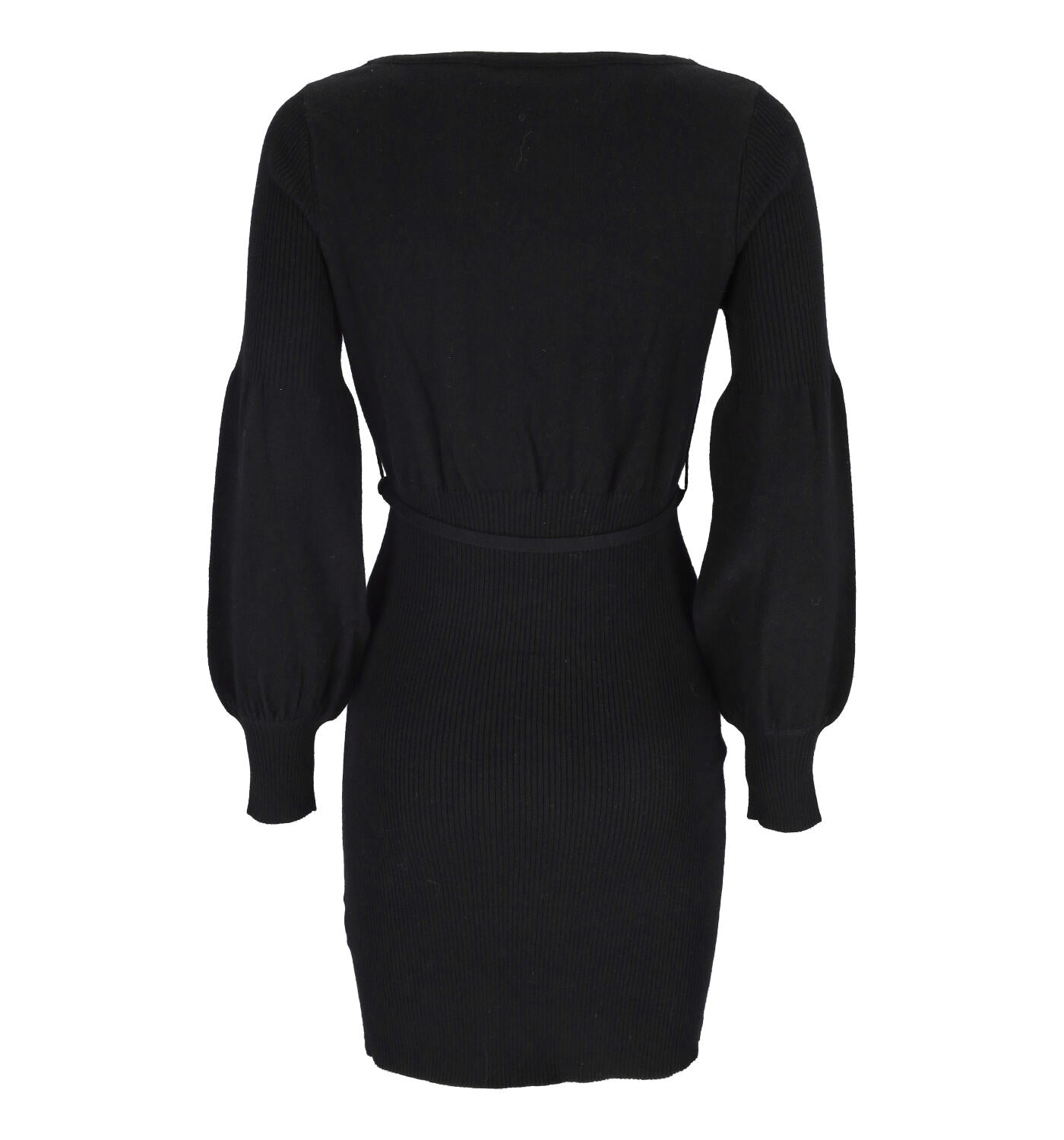 Abito in lana con manica sbuffo