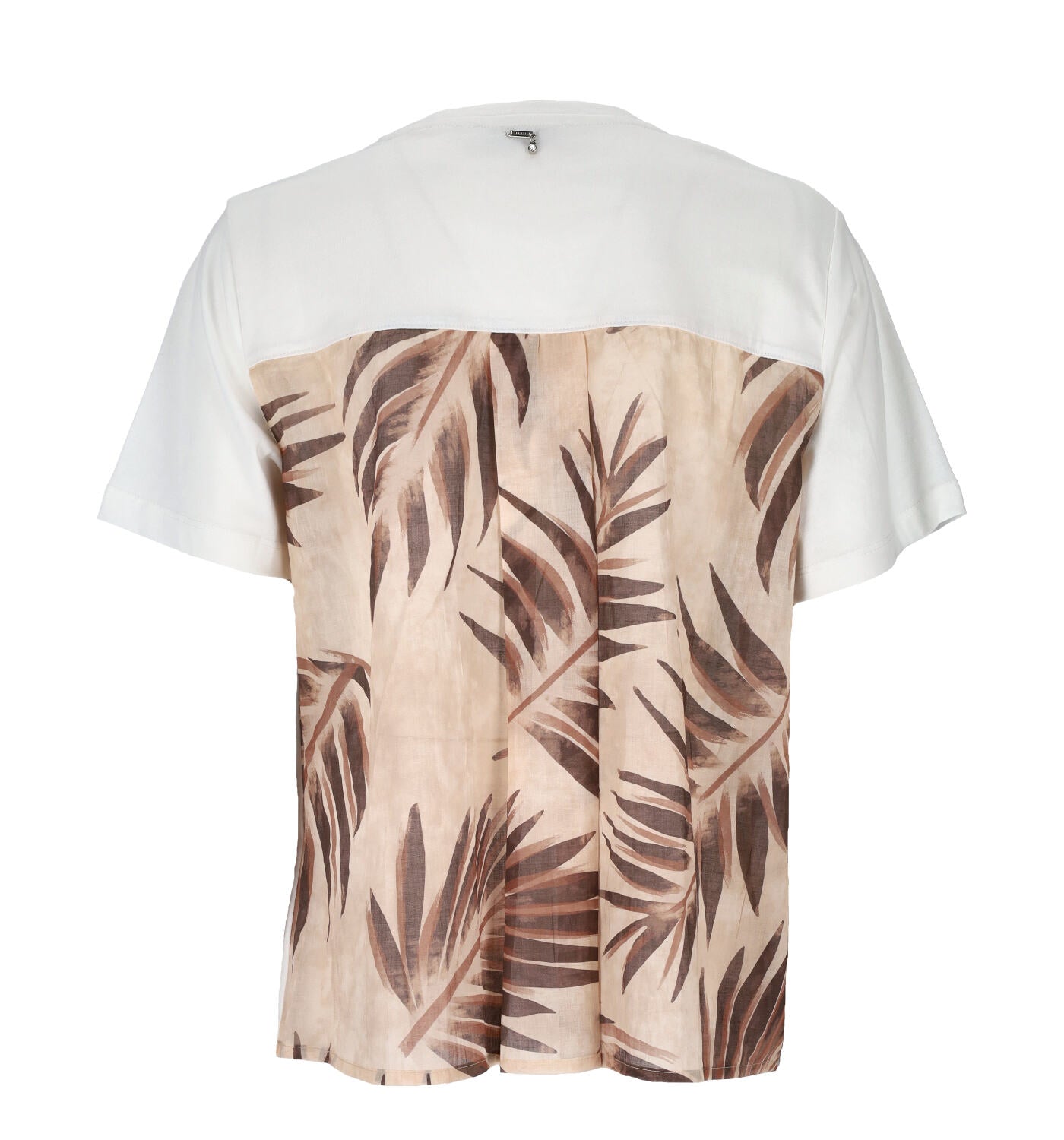 T-shirt mezza manica con stampa dietro
