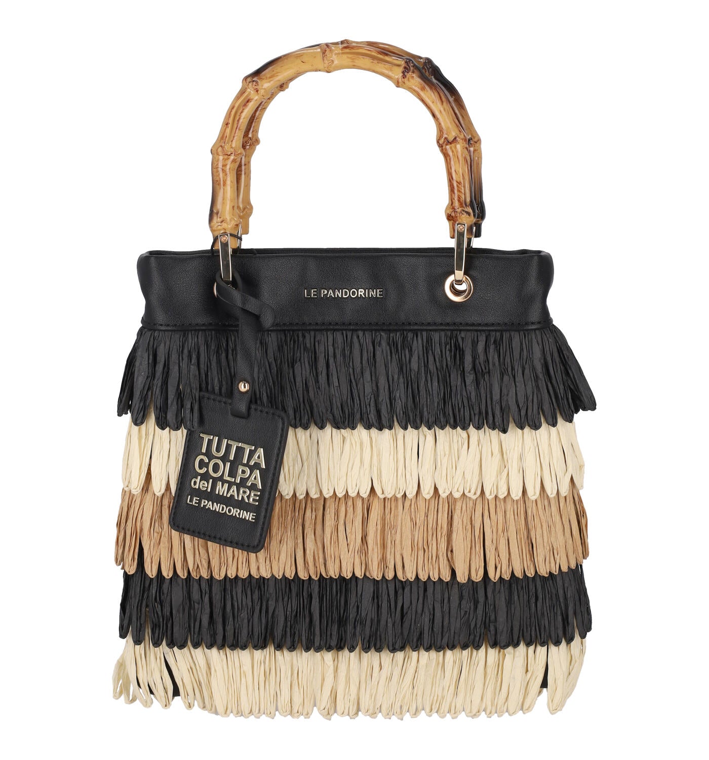 Mini bag piatta con frange  MARCY
