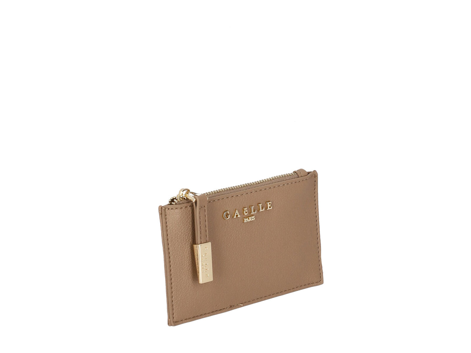 Portacare con scomparto per monete chiusura con zip.