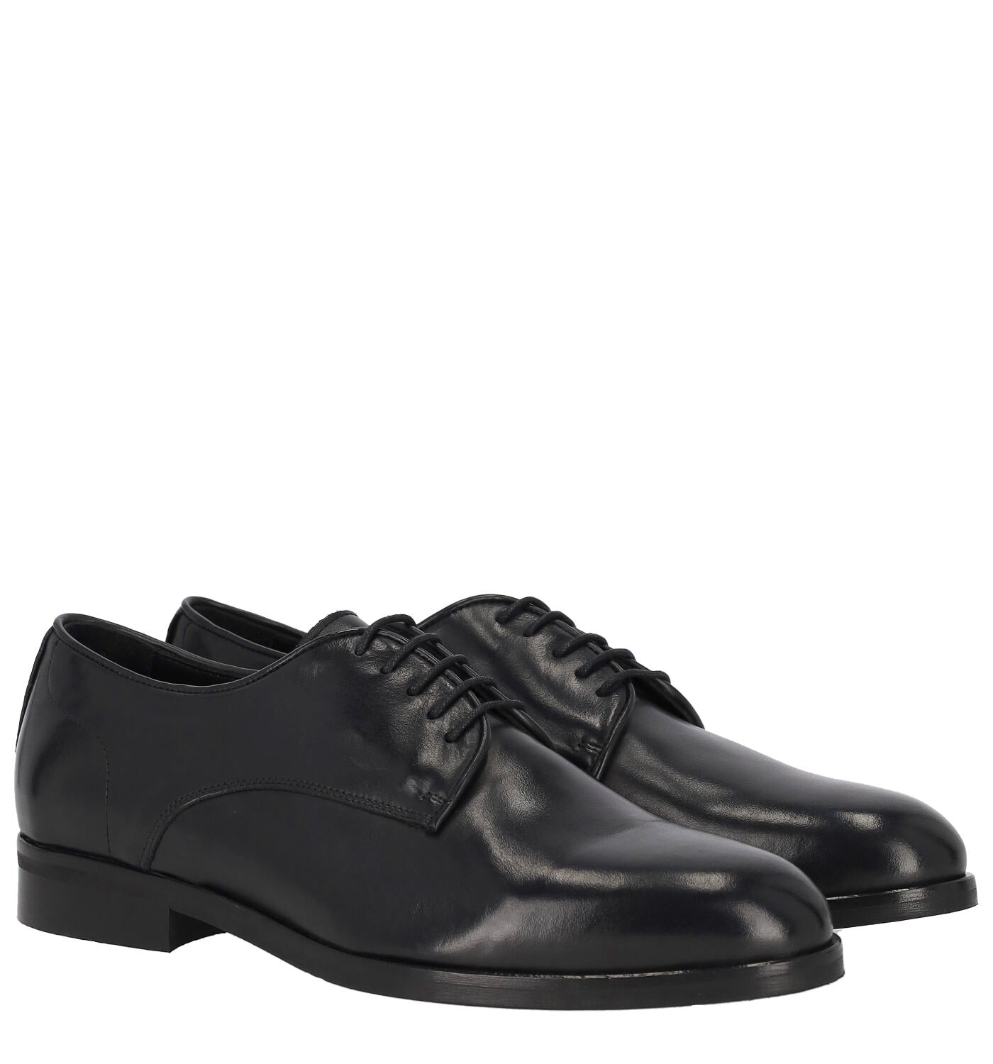 Derby in pelle cashmere