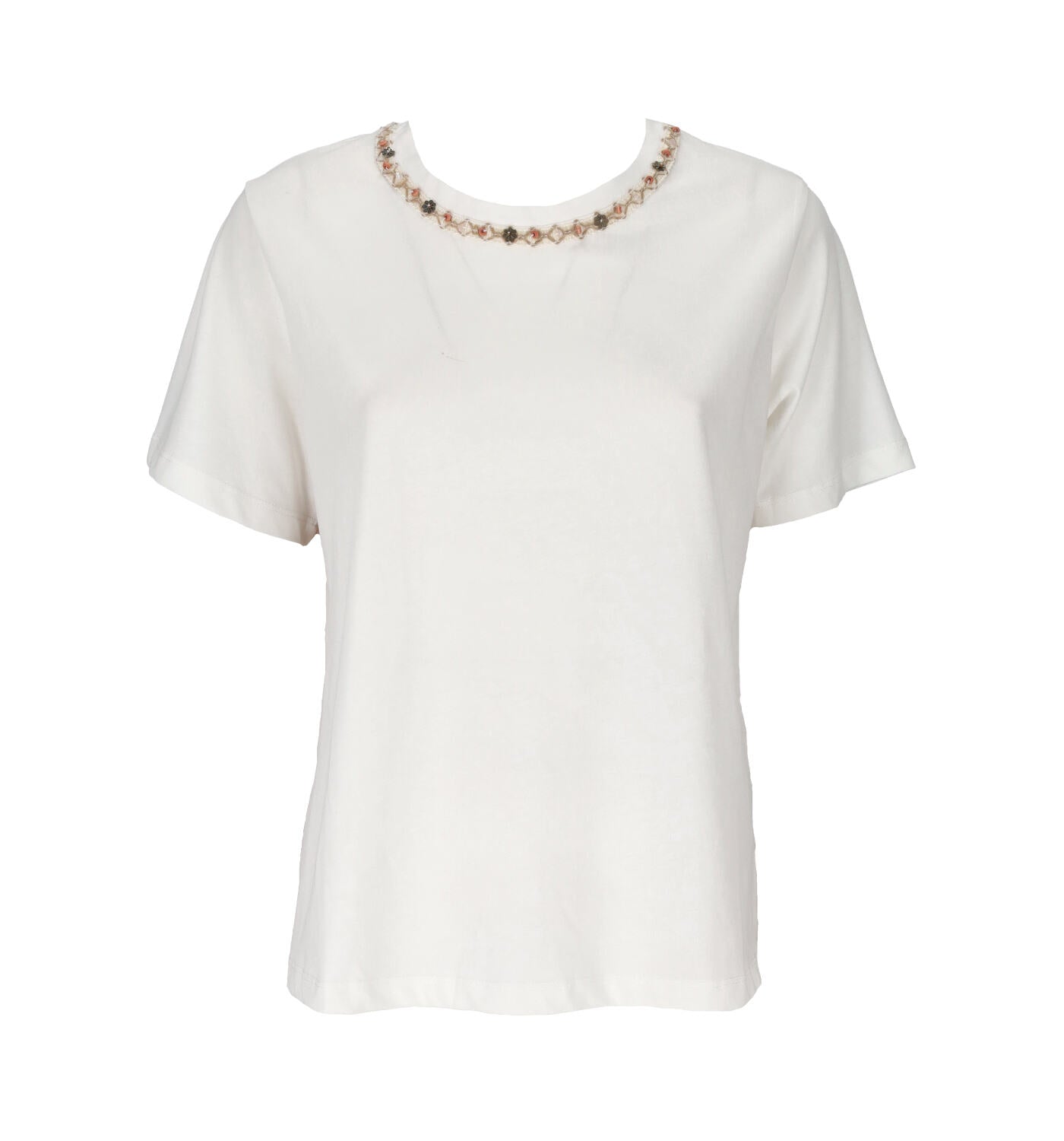 T-shirt mezza manica con stampa dietro