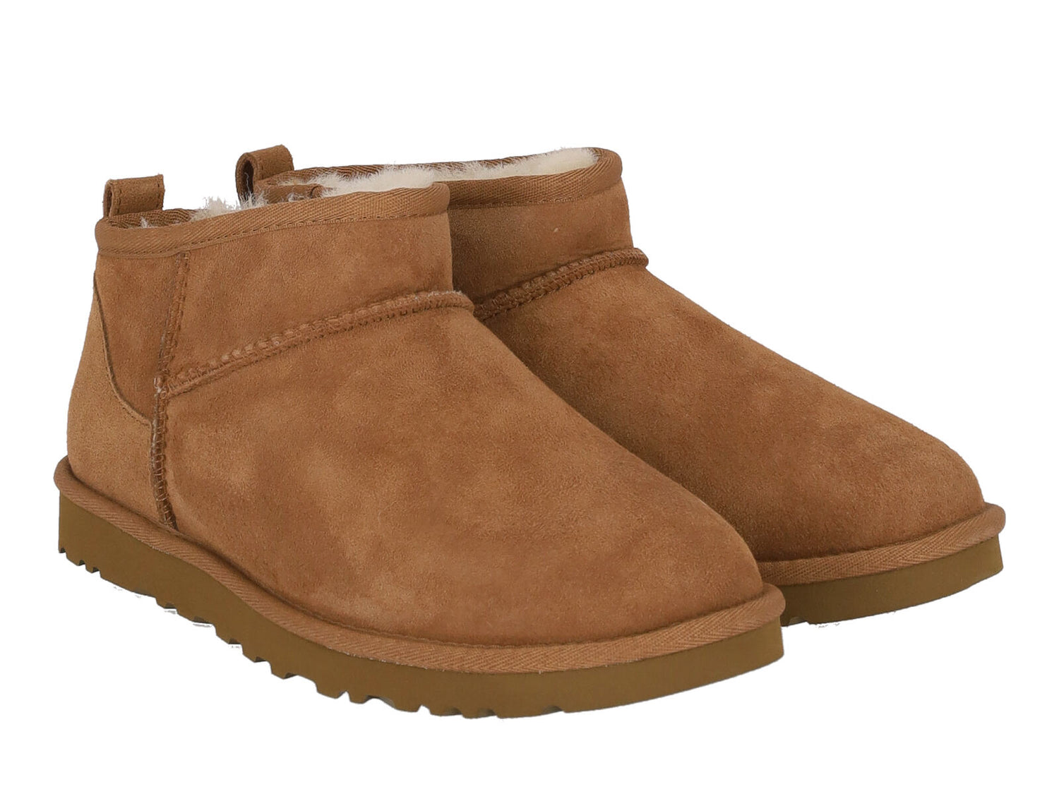 Stivaletto in camoscio e montone
