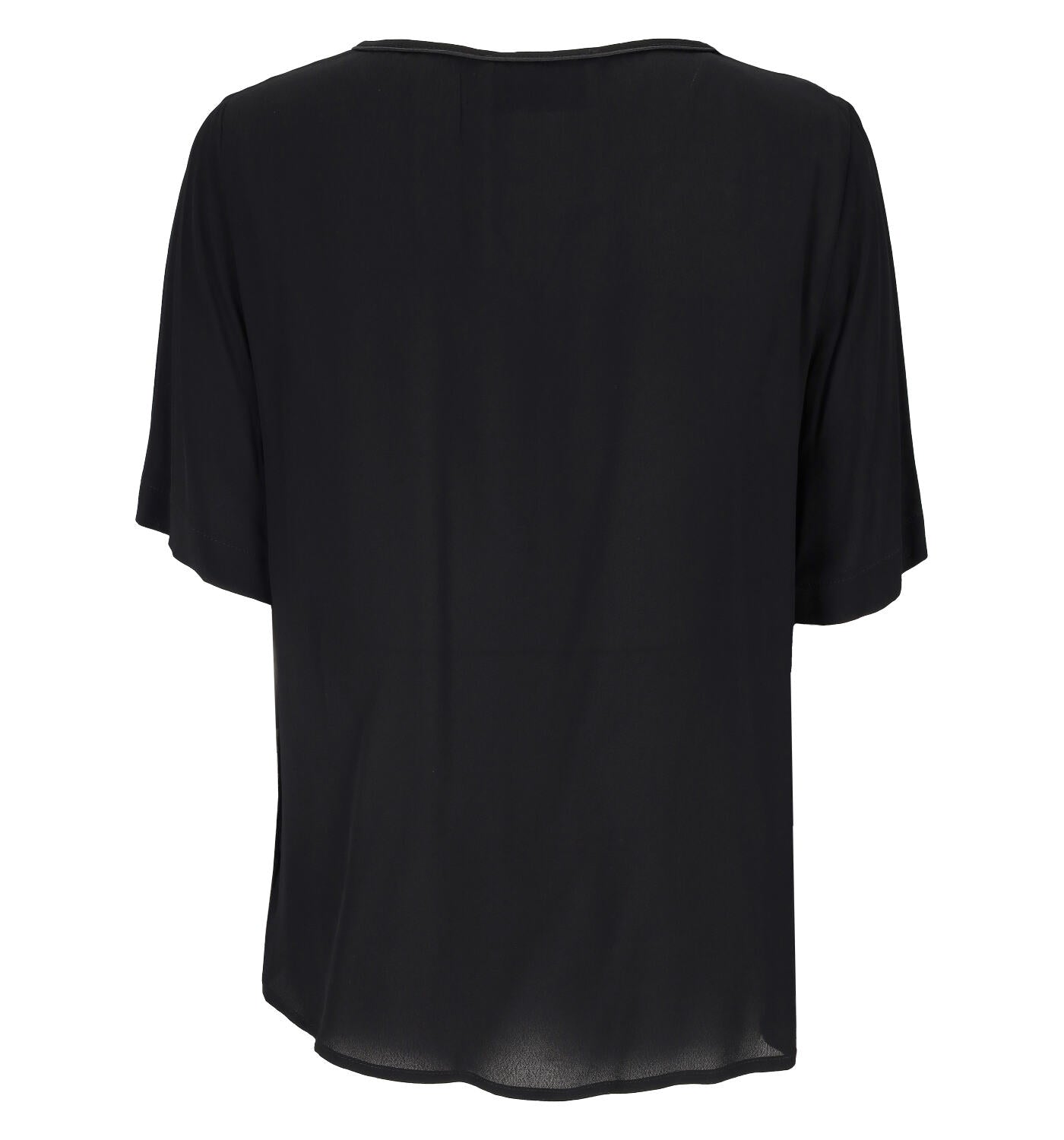 Blusa girocollo mezza manica