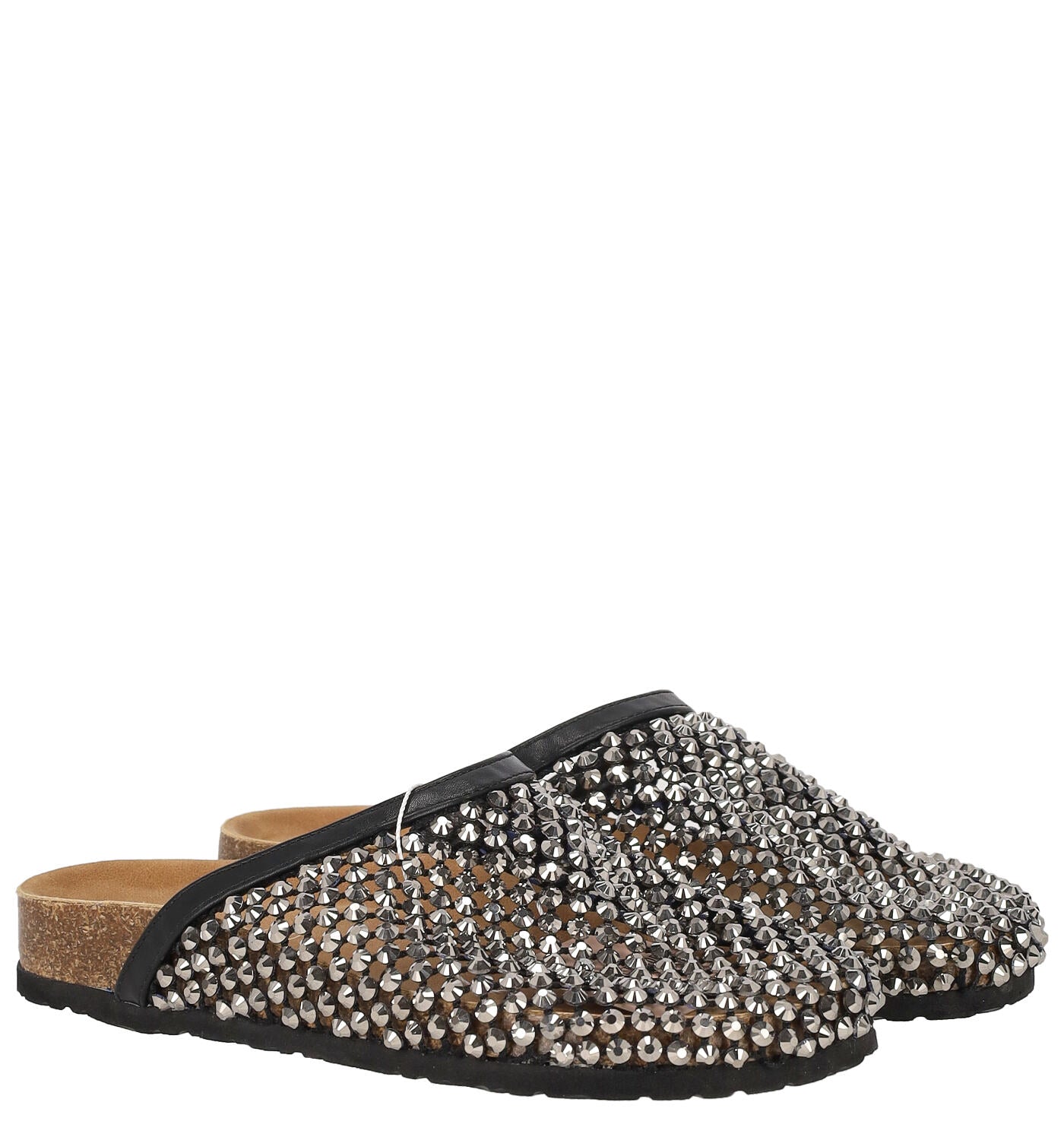 Sabot con rete e strass