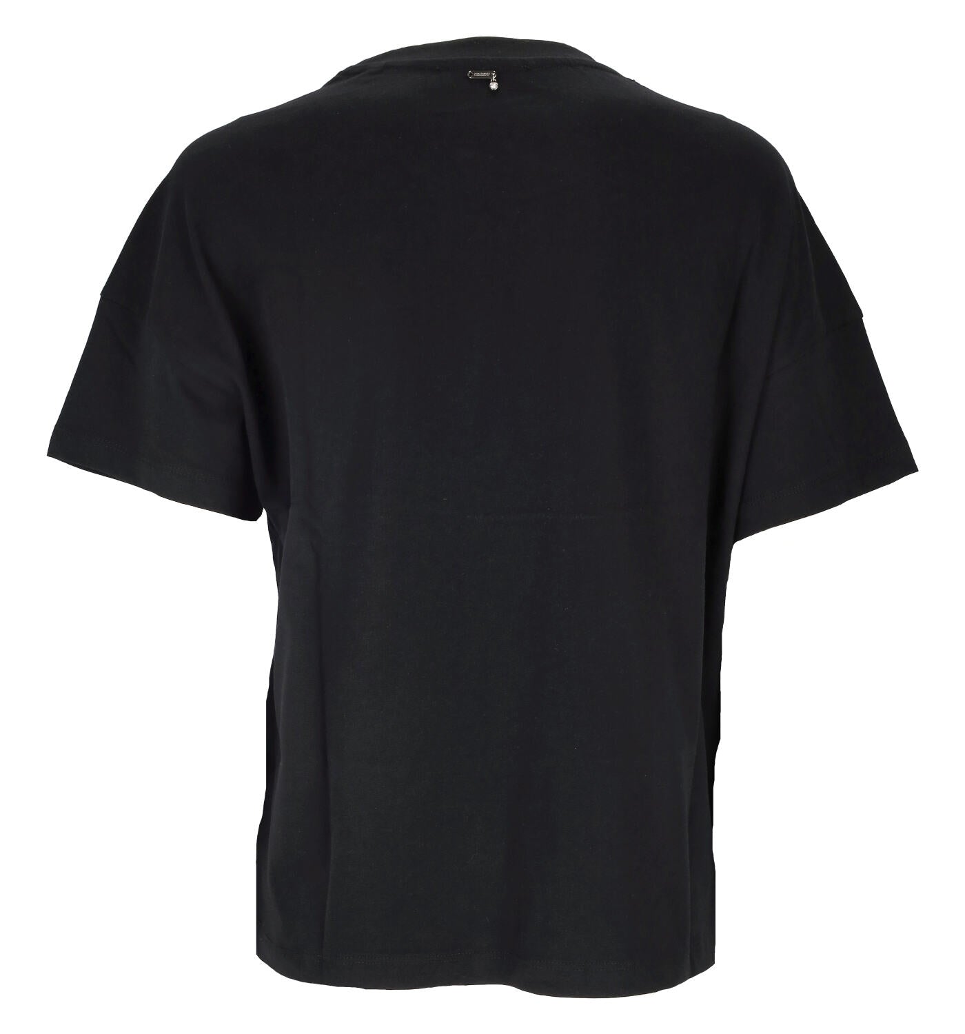 T-shirt mezza manica con frange in corallo