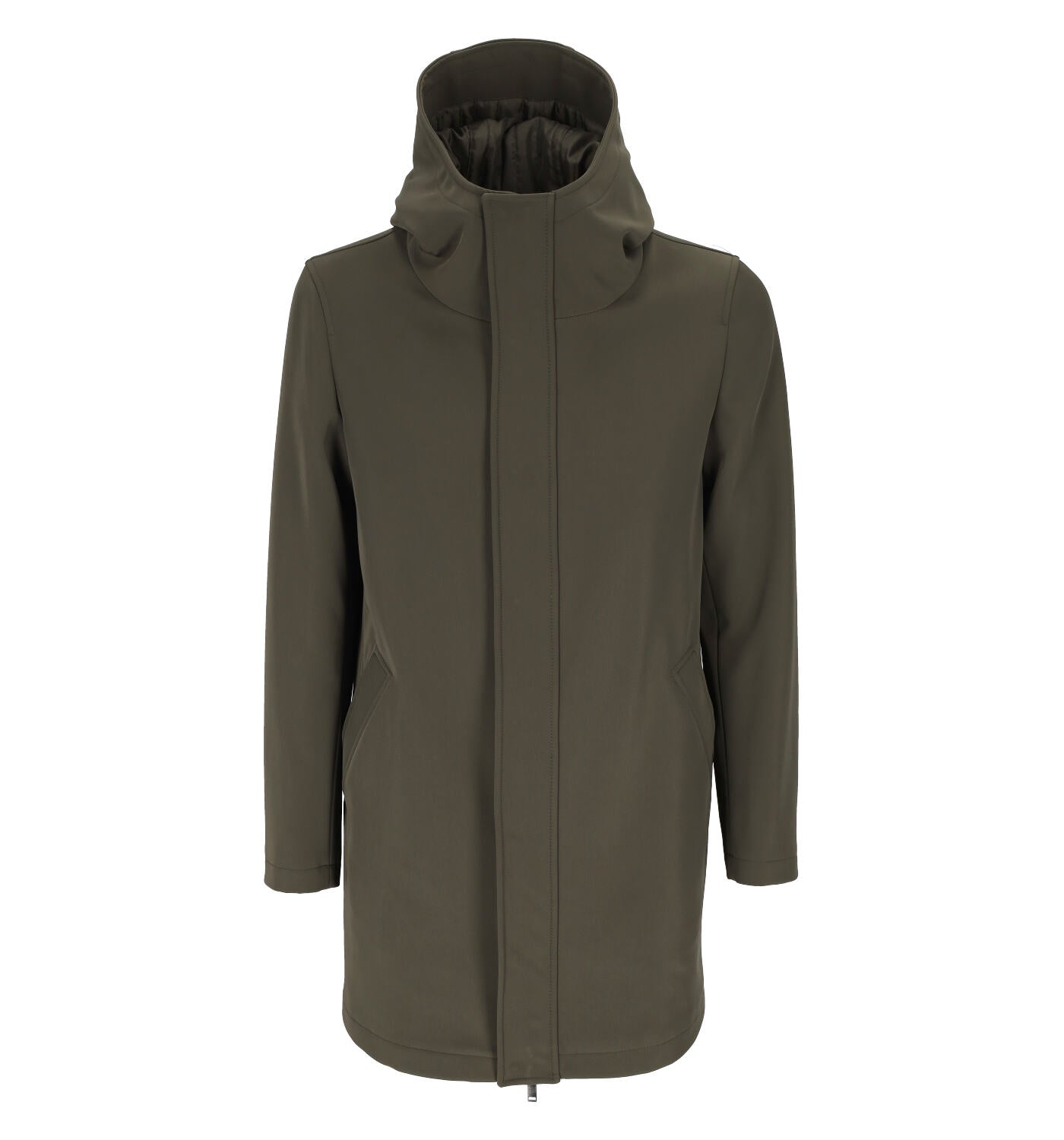 Giacca soprabito con cappuccio