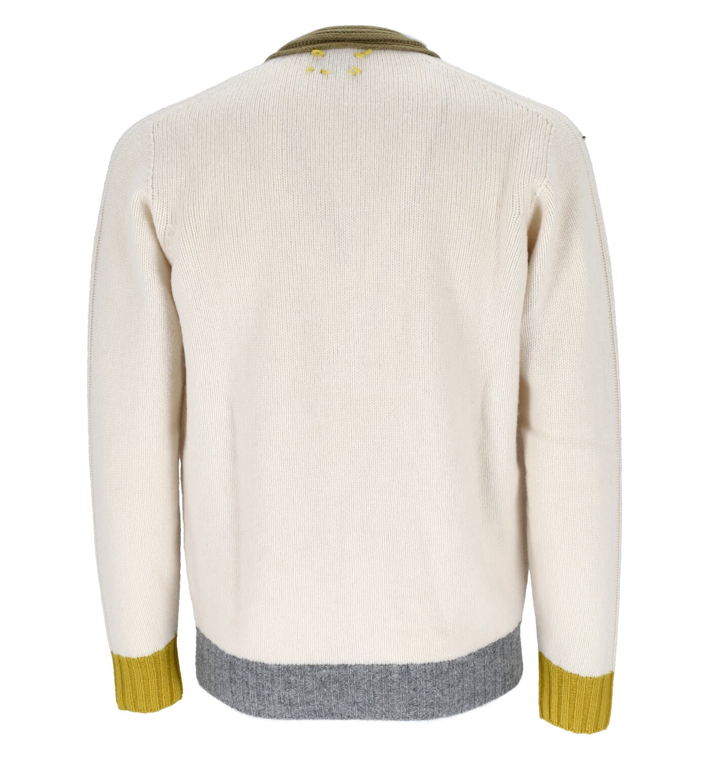 Cardigan in lana con bottoni e tasche sul davanti