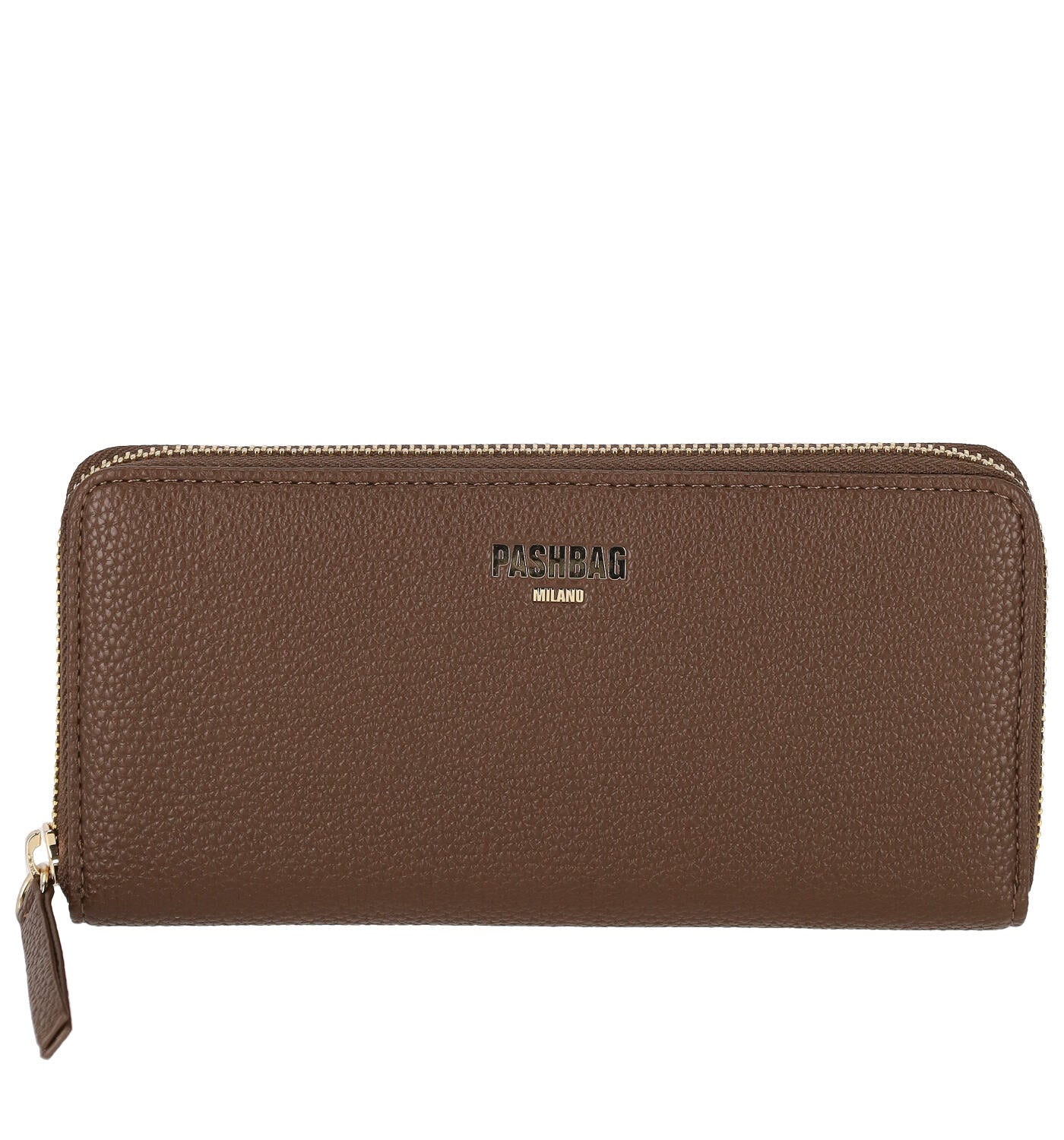 Portafoglio grande in pelle martellato con zip around