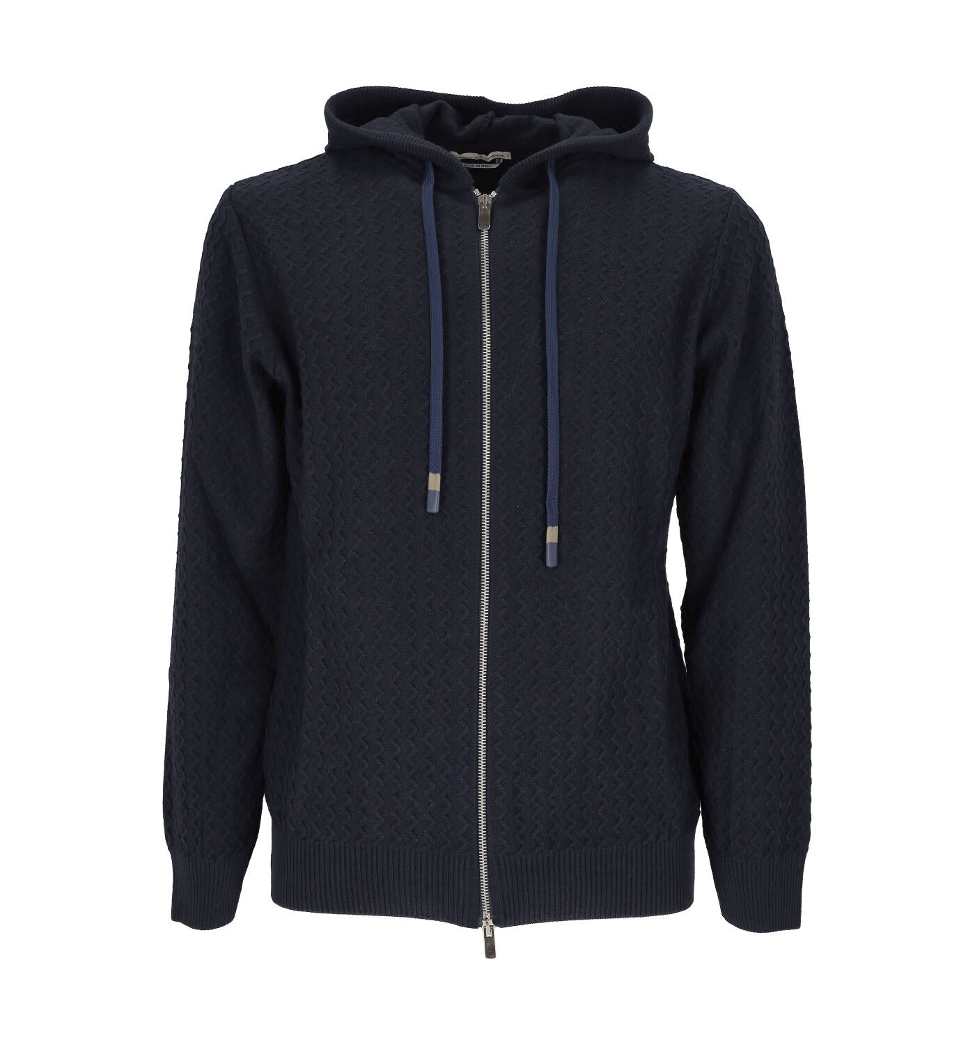 Maglia con zip e cappuccio