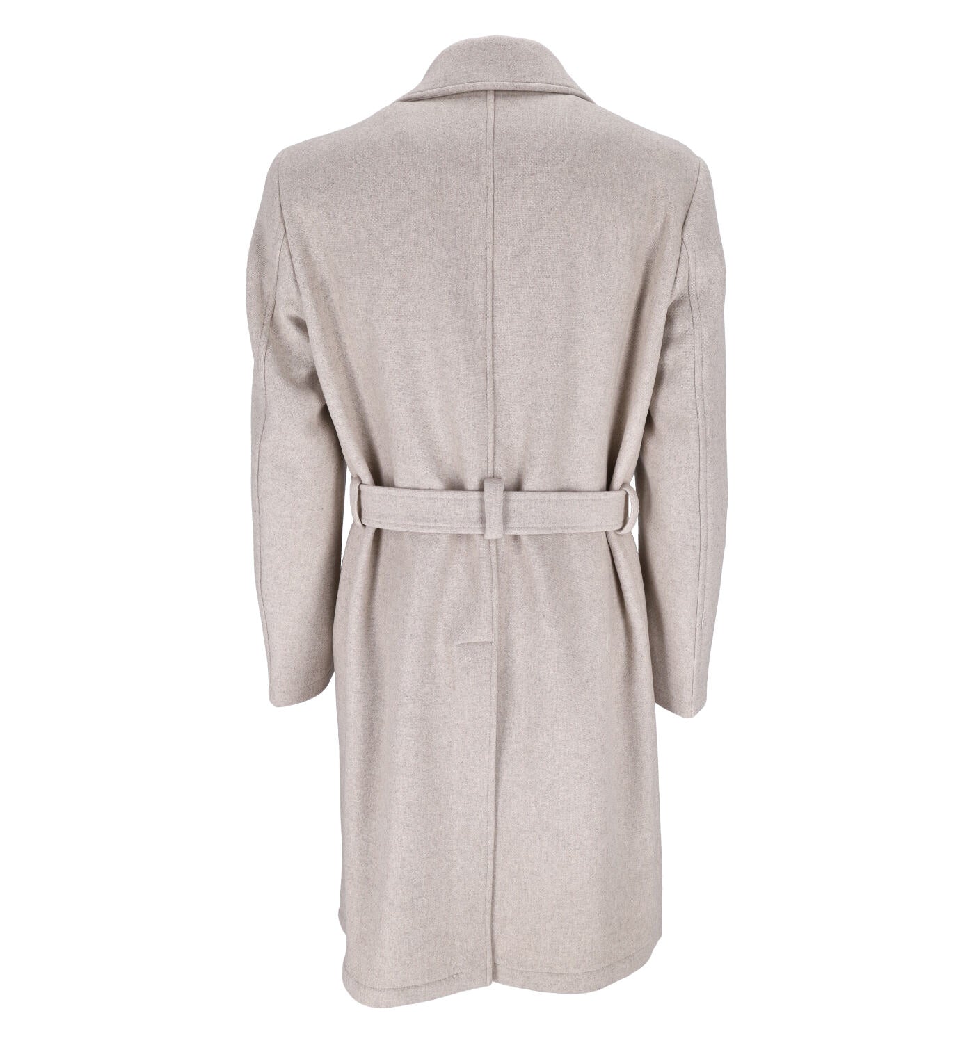 Cappotto doppio petto con cintura