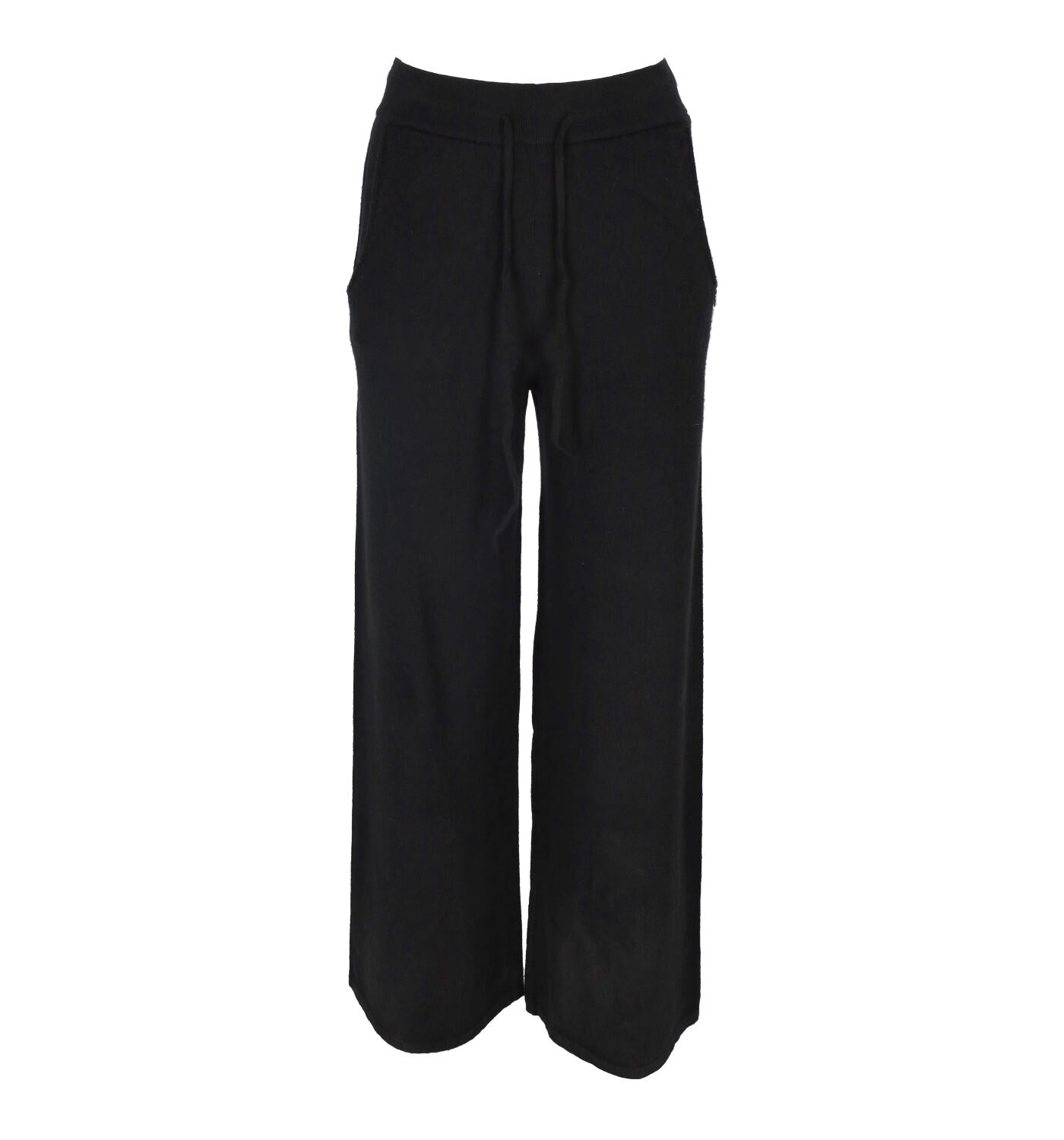 Pantalone tasche america in lana a palazzo