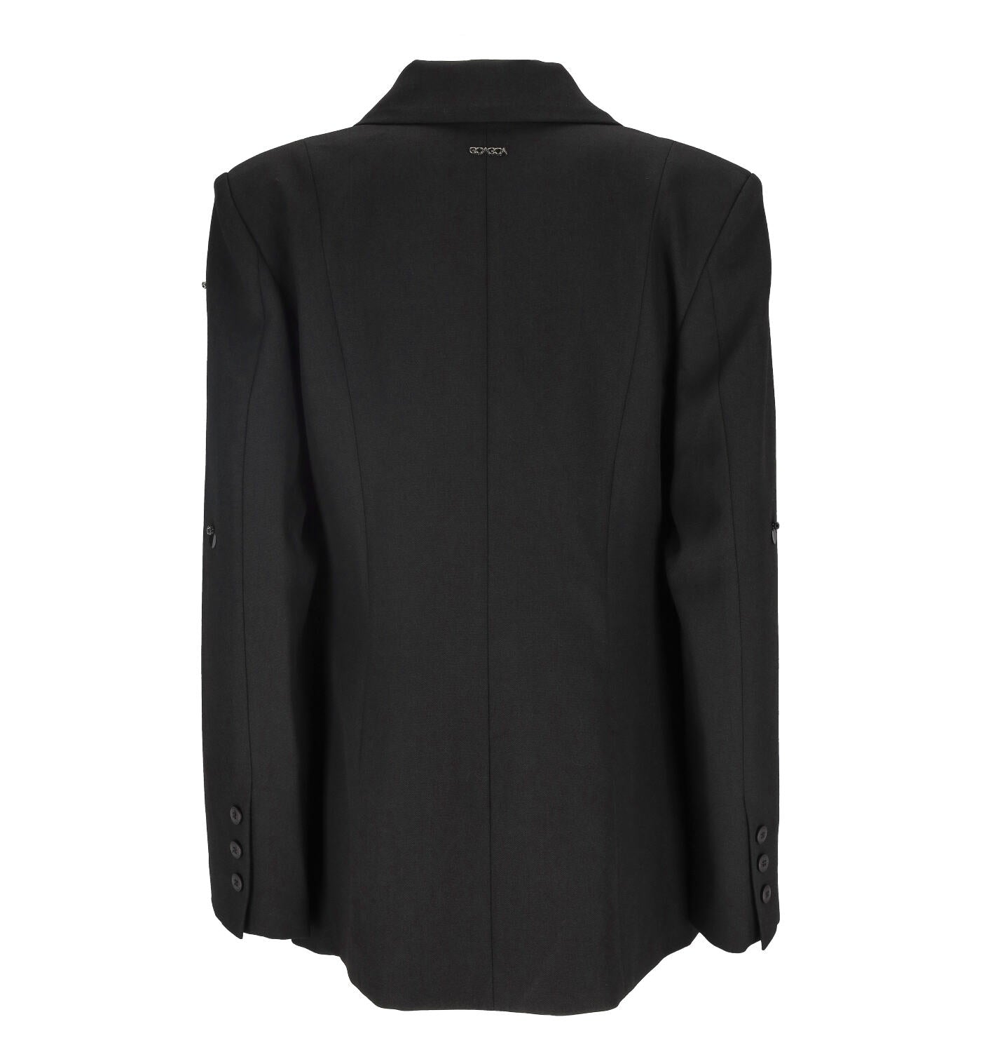 Giacca doppiopetto con applicazioni