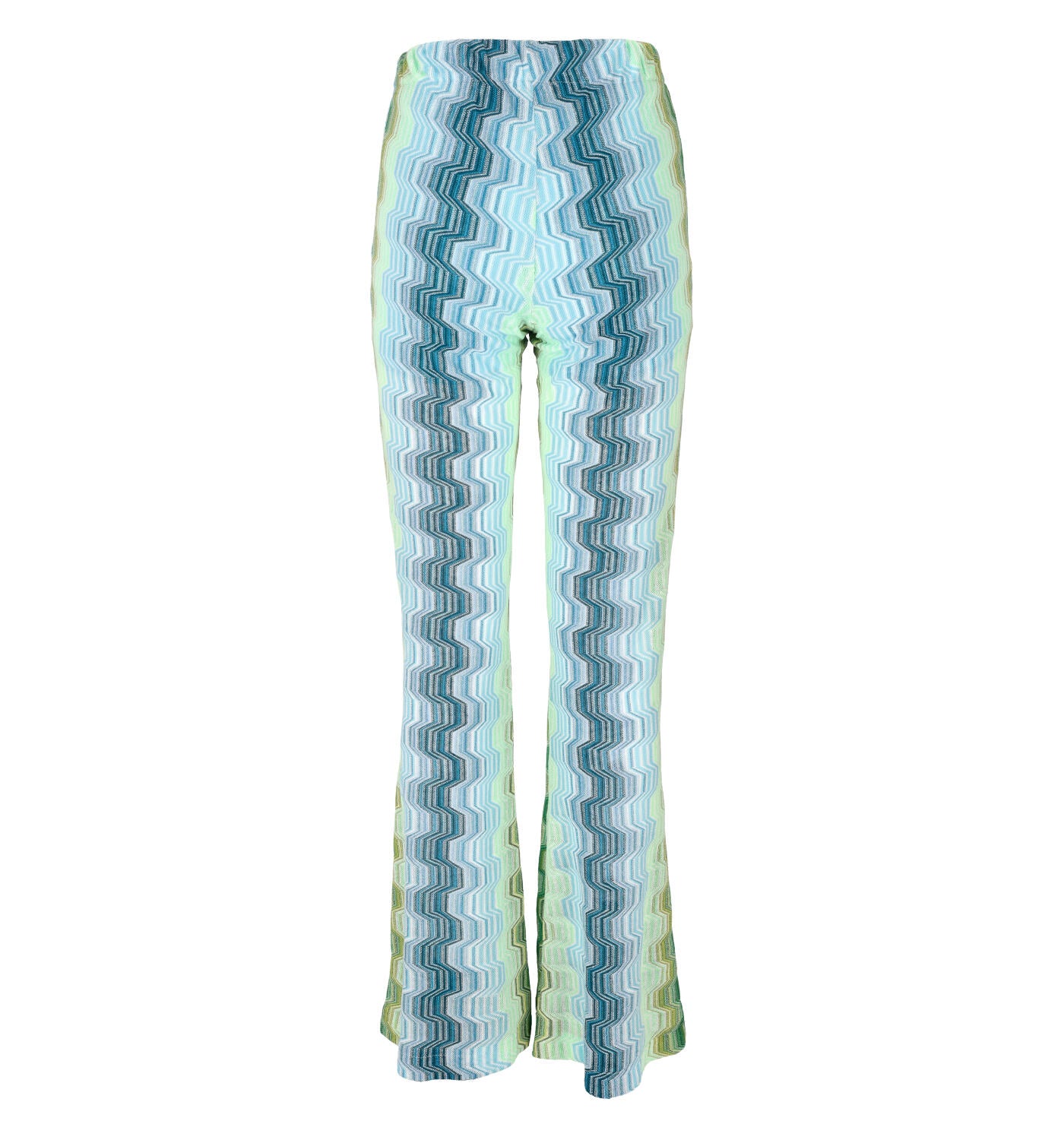Pantalone zampa elastico vita