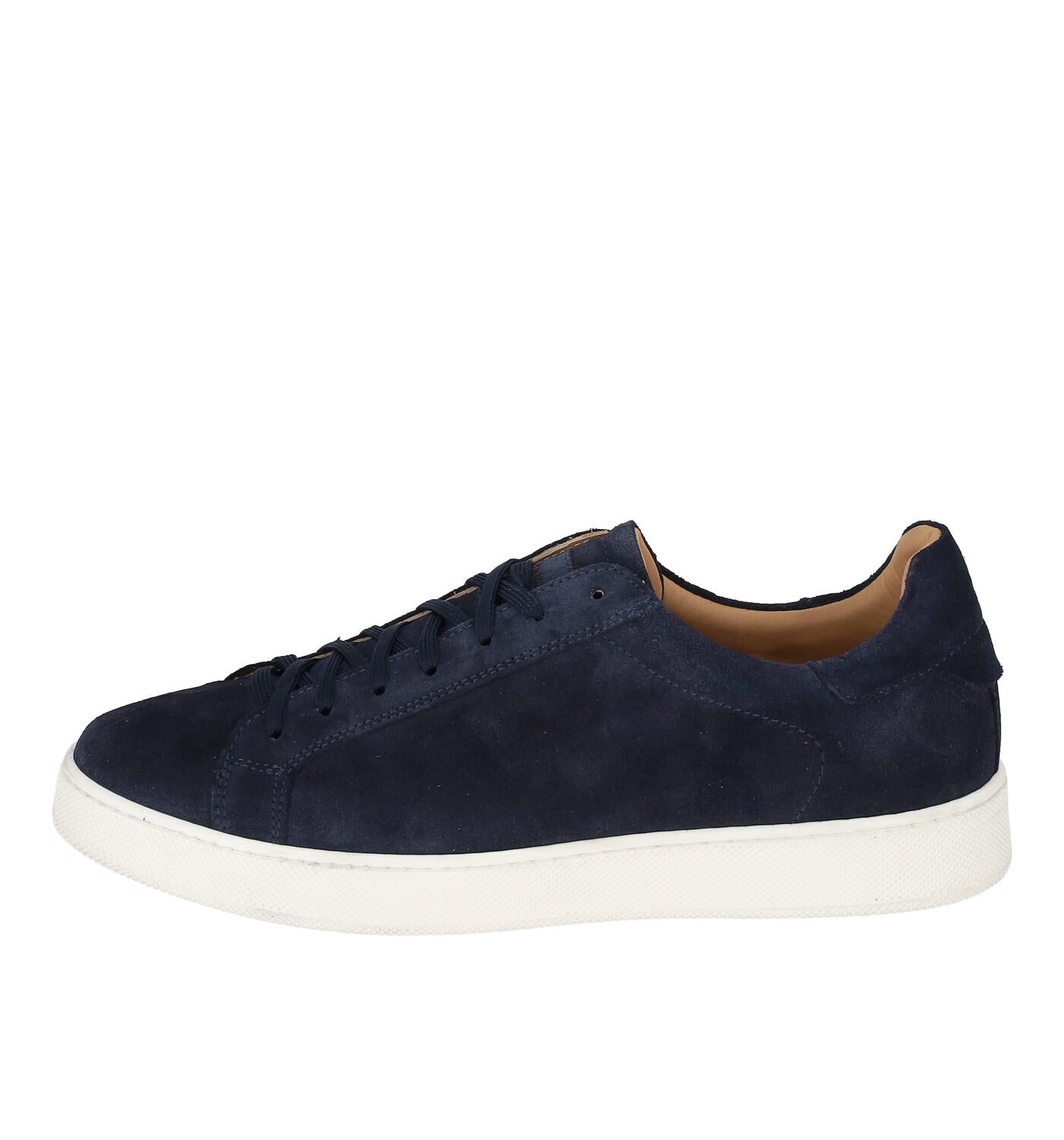 Sneakers in camoscio fondo gomma
