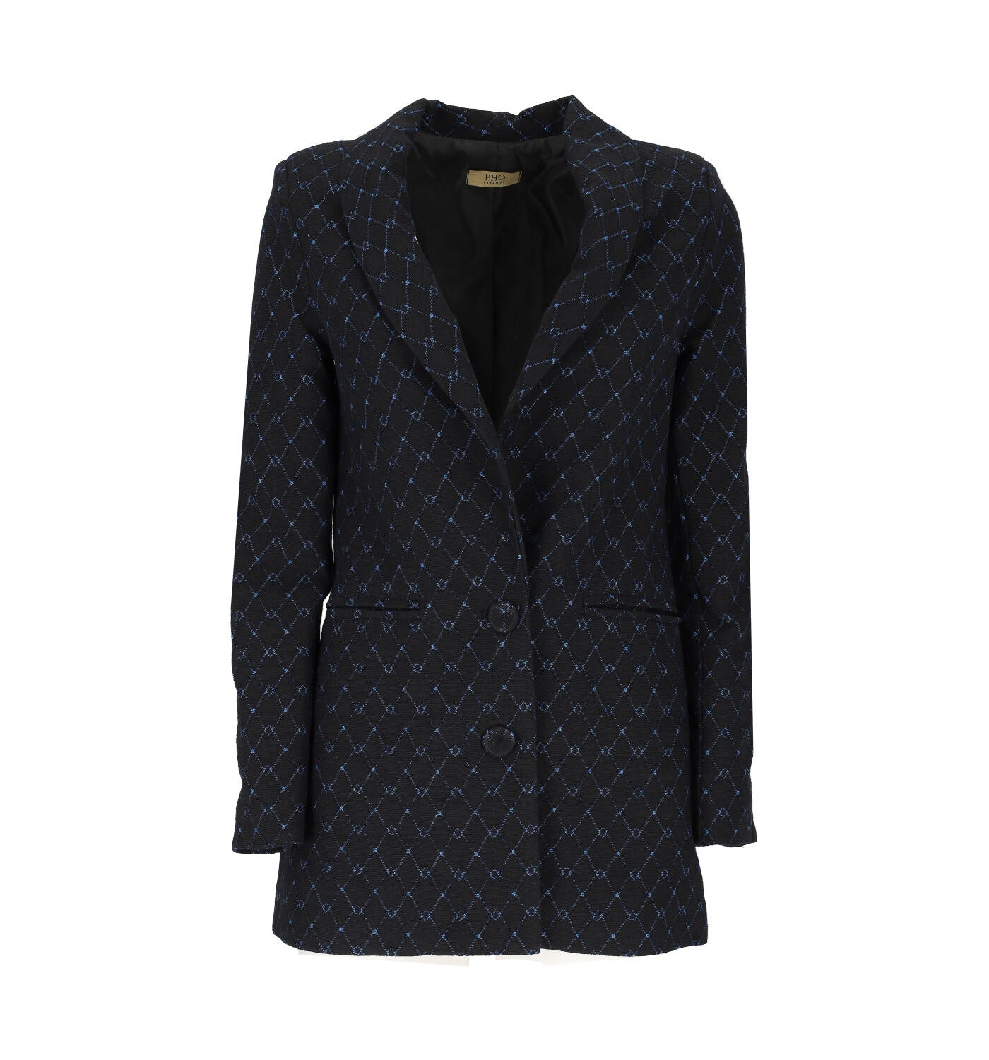 Giacca monopetto in tessuto lurex