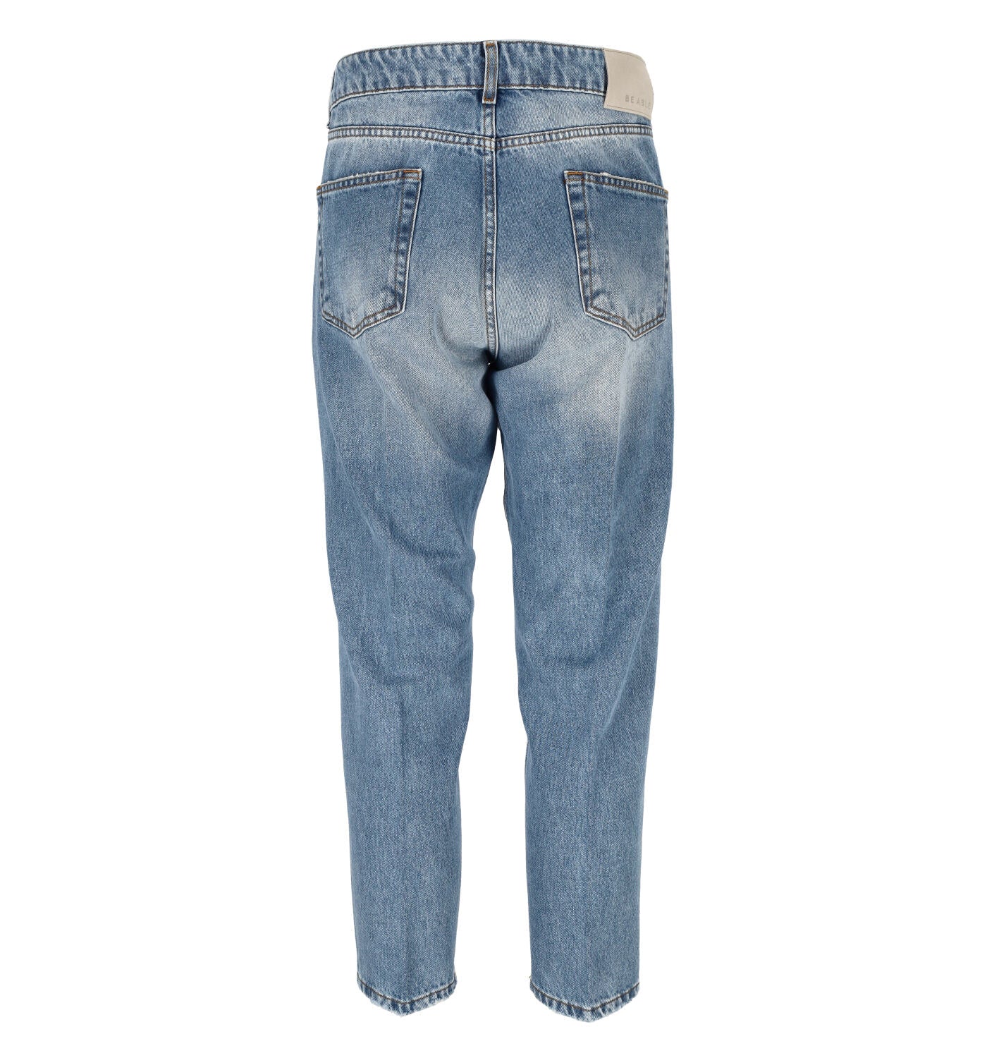 Jeans cinque tasche LEONARDO lavaggio medio