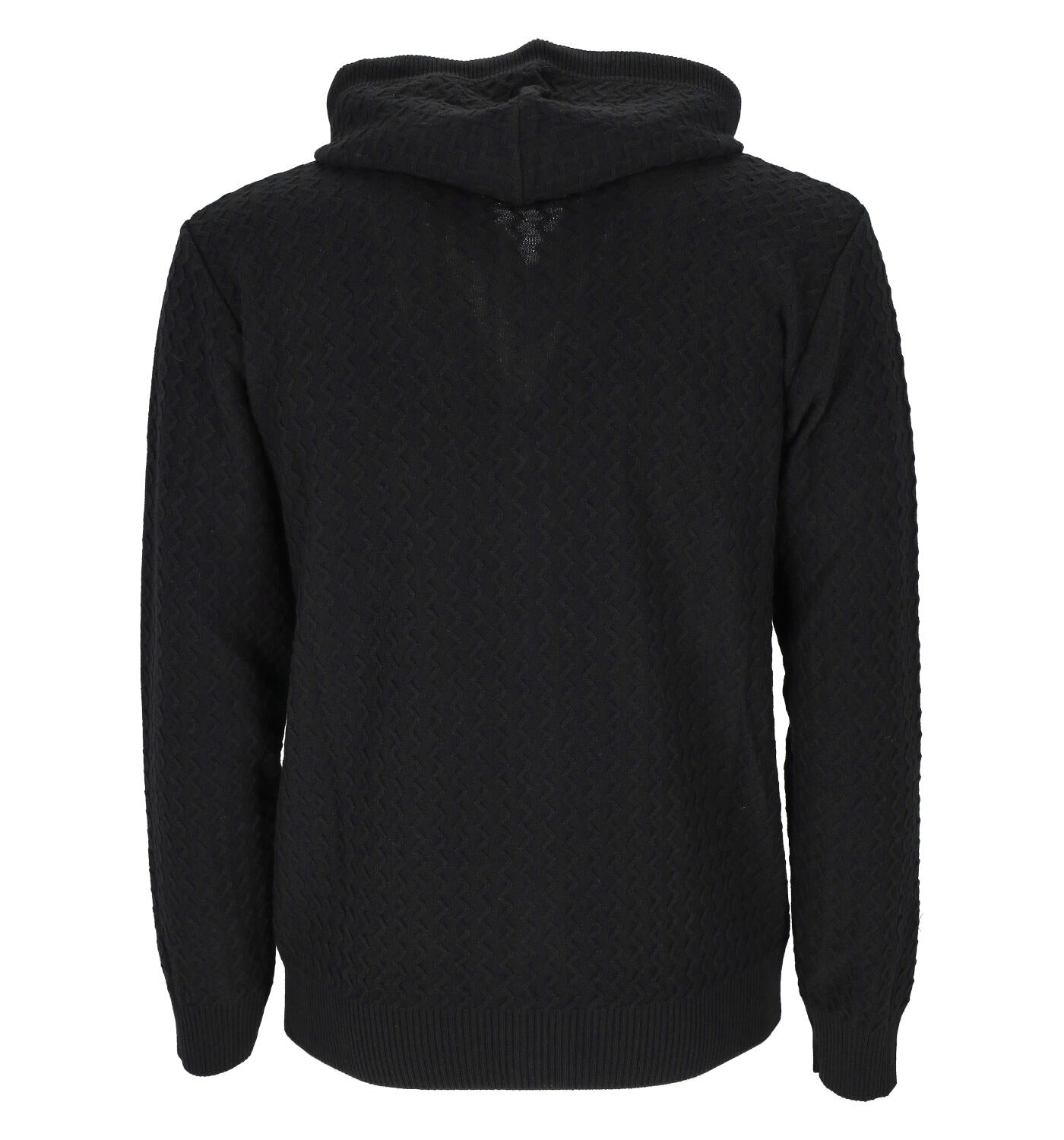 Maglia con zip e cappuccio