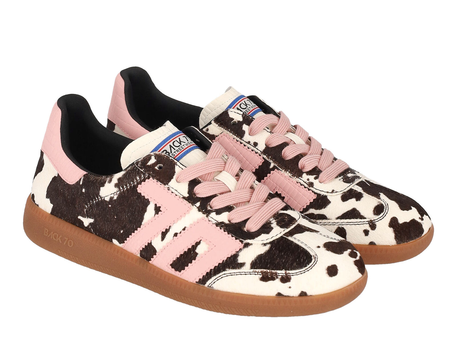 Sneakers in cavallino , con suola in gomma