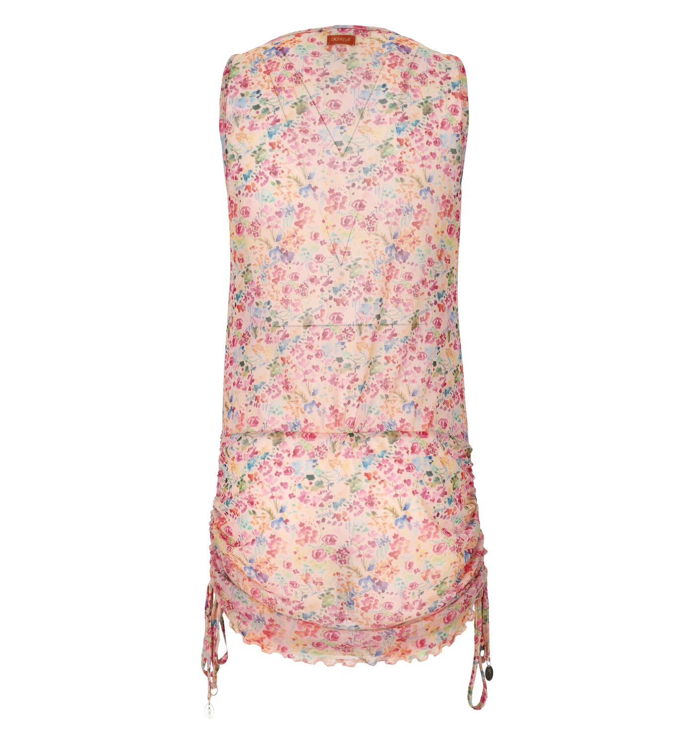 Abito midi copricostume fantasia fiori