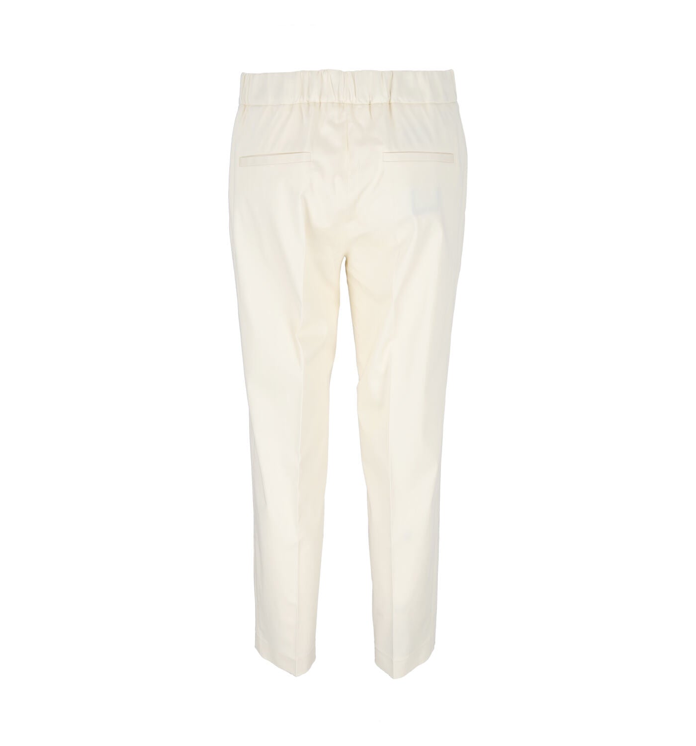 Pantalone tasca america in cotone con elastico in vita sul retro
