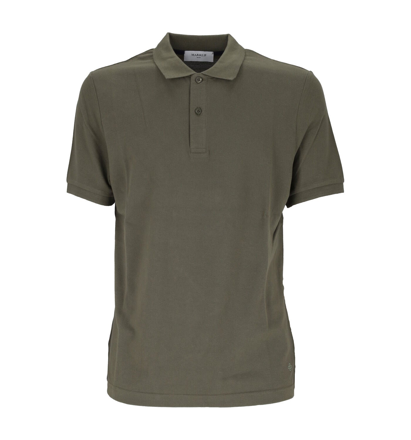 Polo mezza manica in cotone piquet