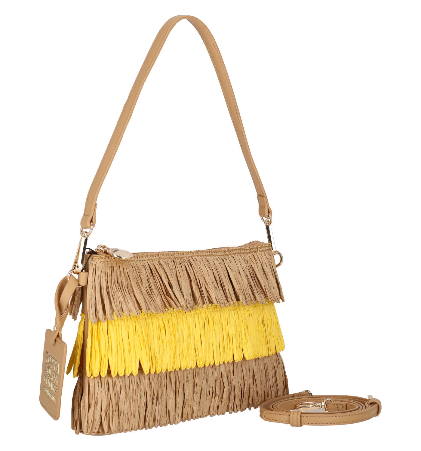 Pochette piatta con frange MARCY
