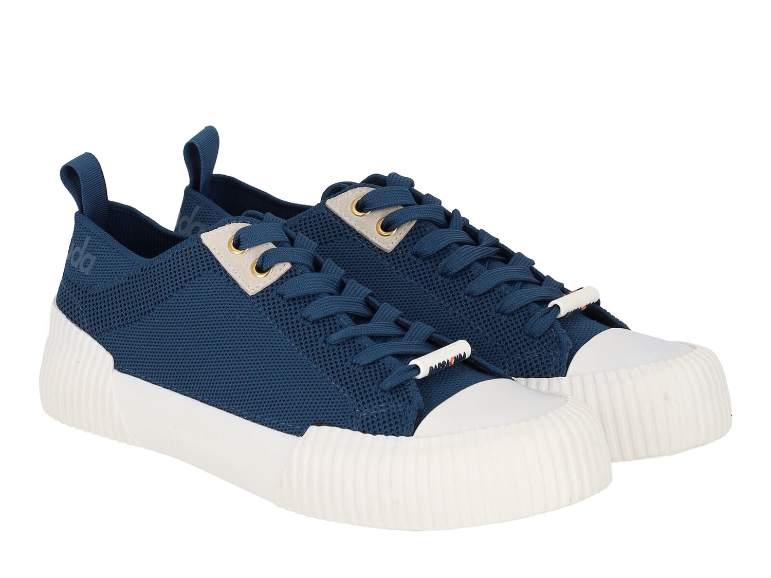 Sneaker in tessuto e suola in gomma