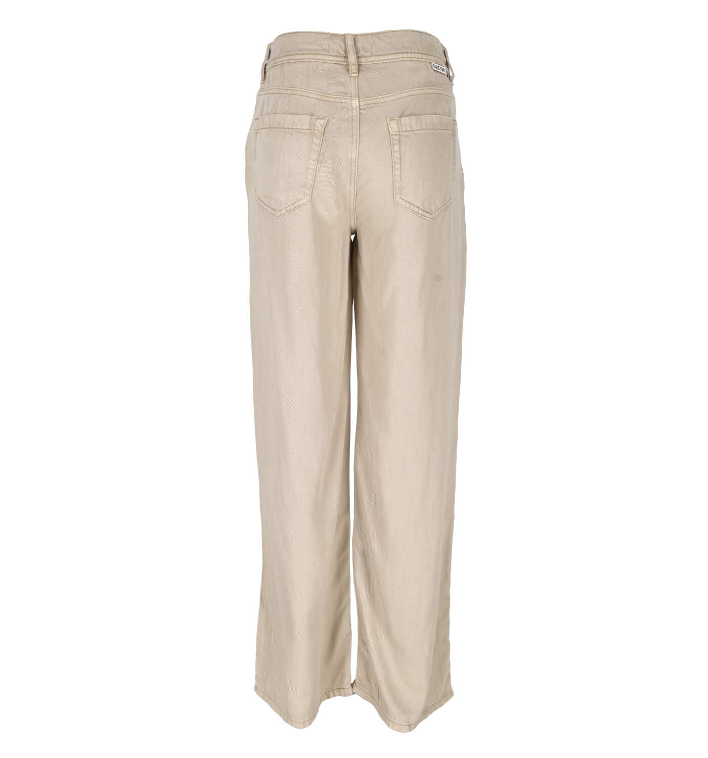 Jeans palazzo sabbiato