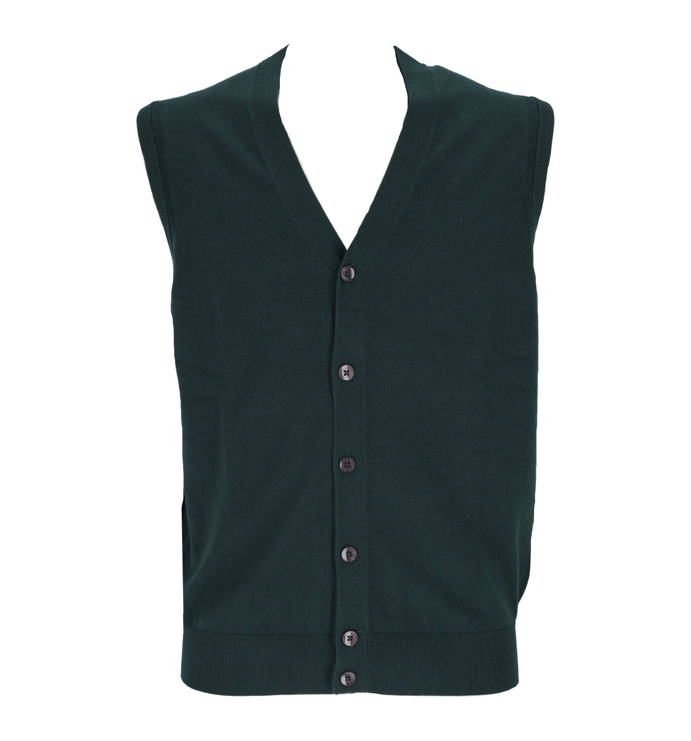 Gilet in cashmere con bottoni