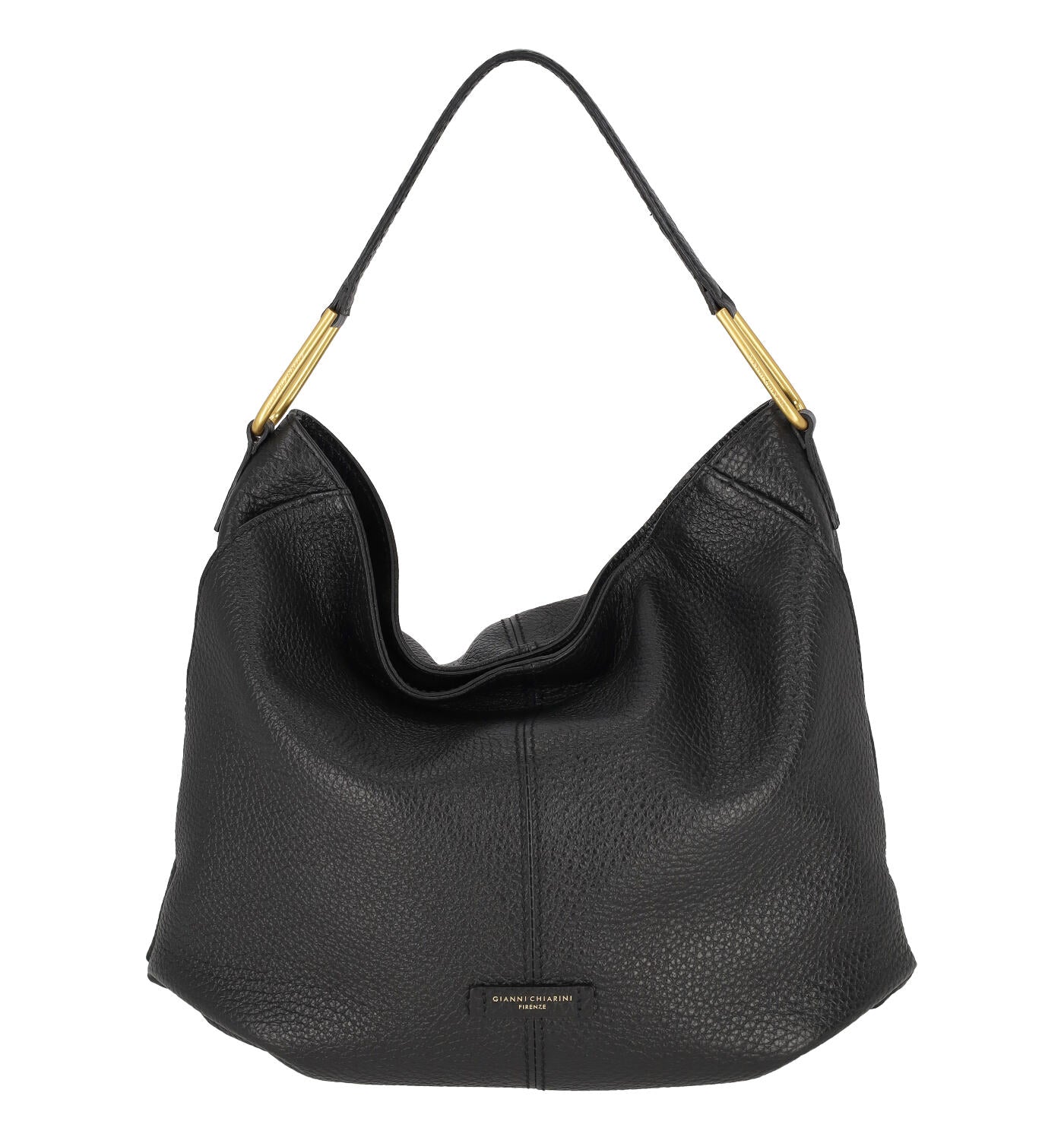 Borsa sottospalla grande con chiusura a clips e tracolla regolabile