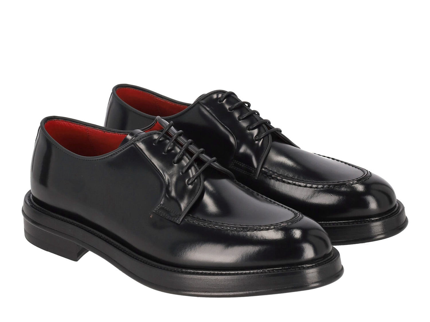 Derby in pelle polished