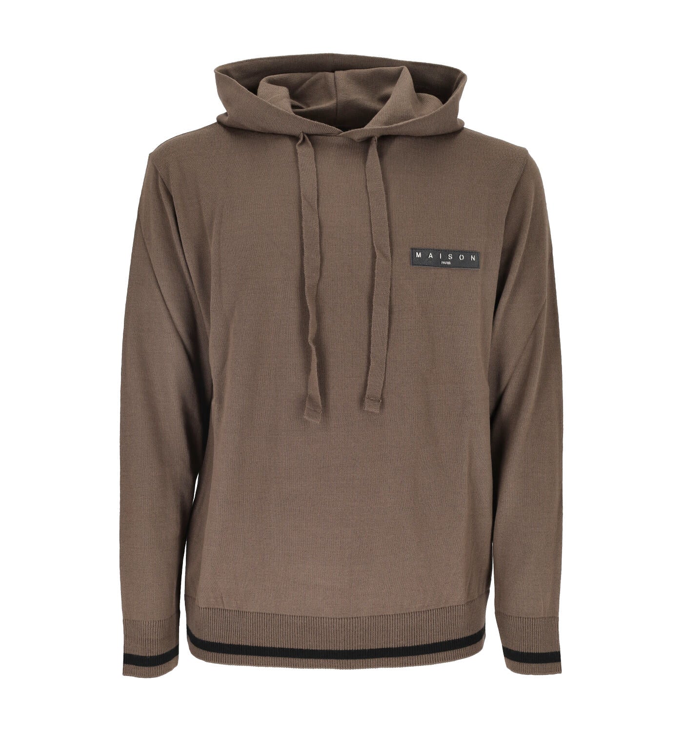 Maglia con cappuccio in lana