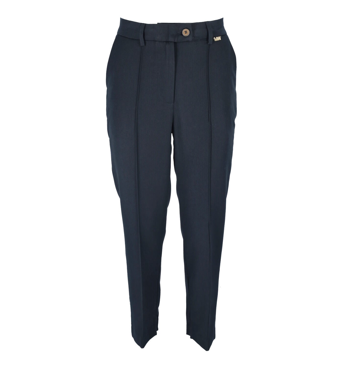 Pantalone tasche america alta vita, fondo sigaretta