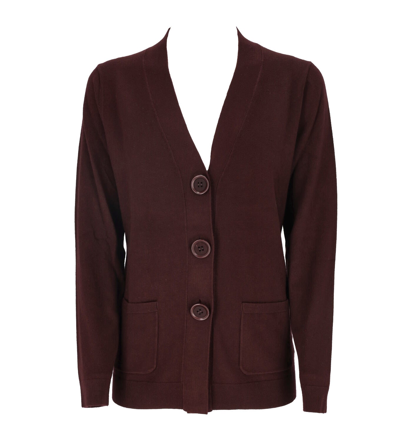 Cardigan con bottoni grandi