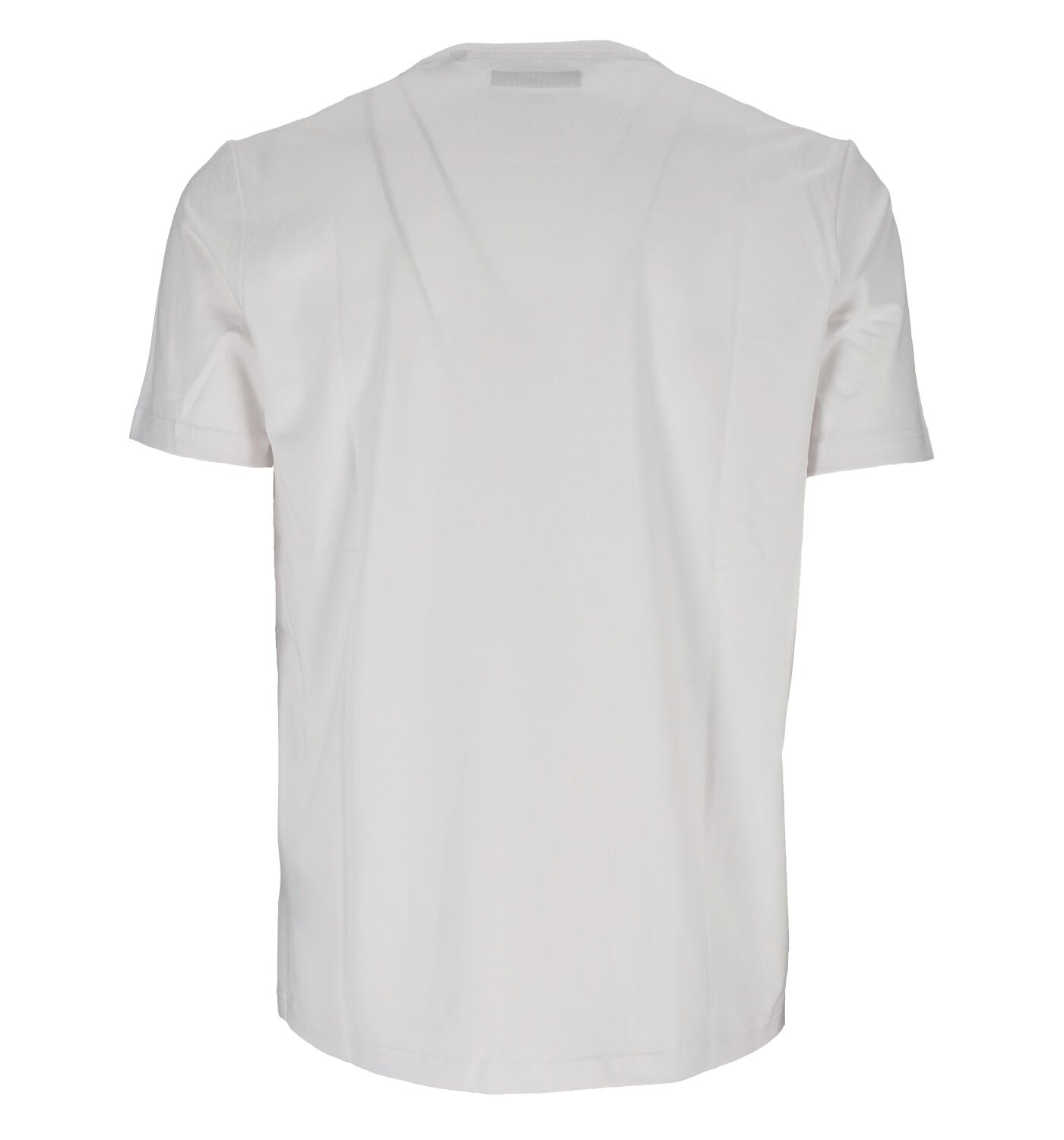 T-shirt mezza manica in cotone fiammato mercerizzato