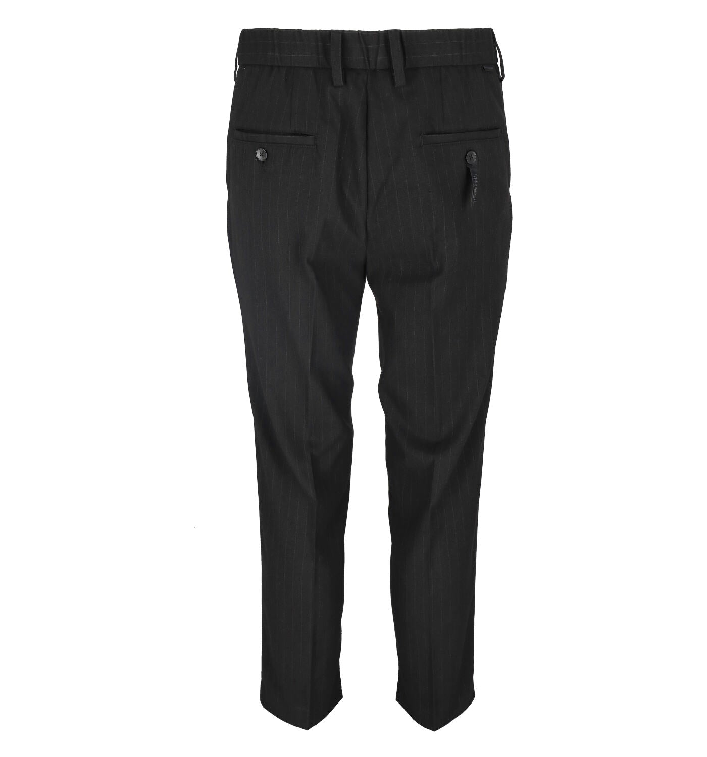 Pantalone gessato con pince