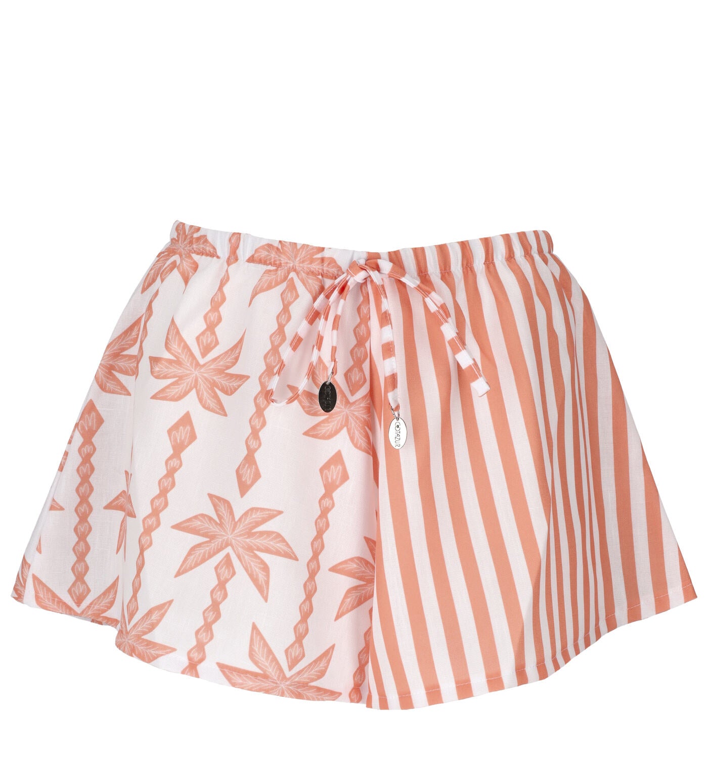 Shorts over copricostume riga e palme