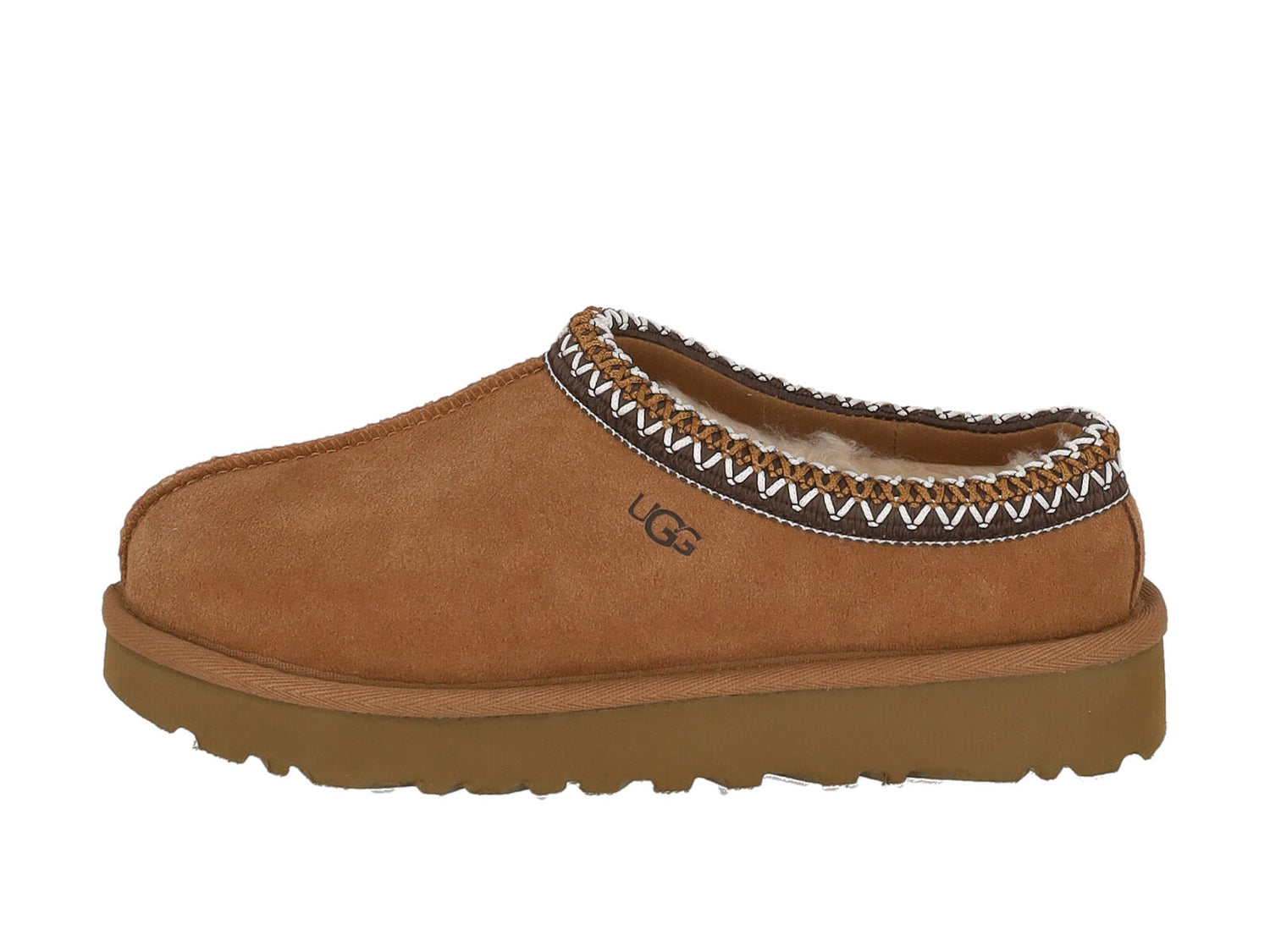 Sabot basso Tasman in camoscio con suola in gomma.