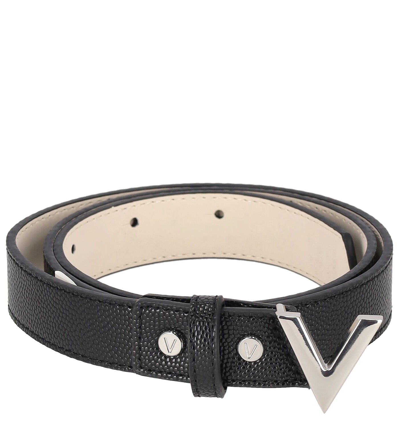 Cintura con logo argento