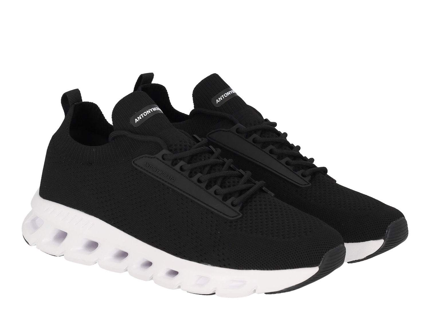 Sneakers in tessuto con suola in gomma