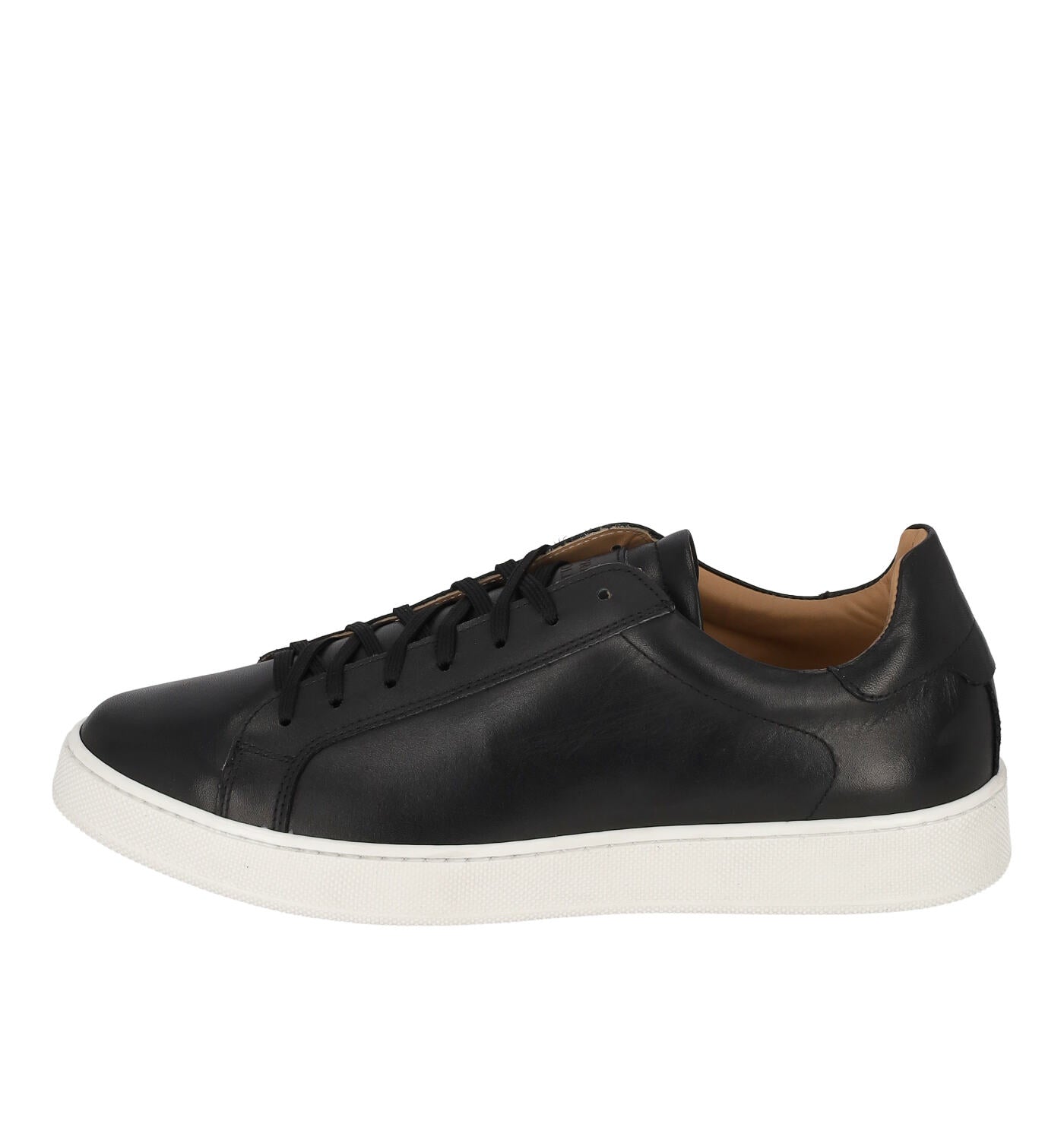 Sneakers in pelle crust fondo gomma