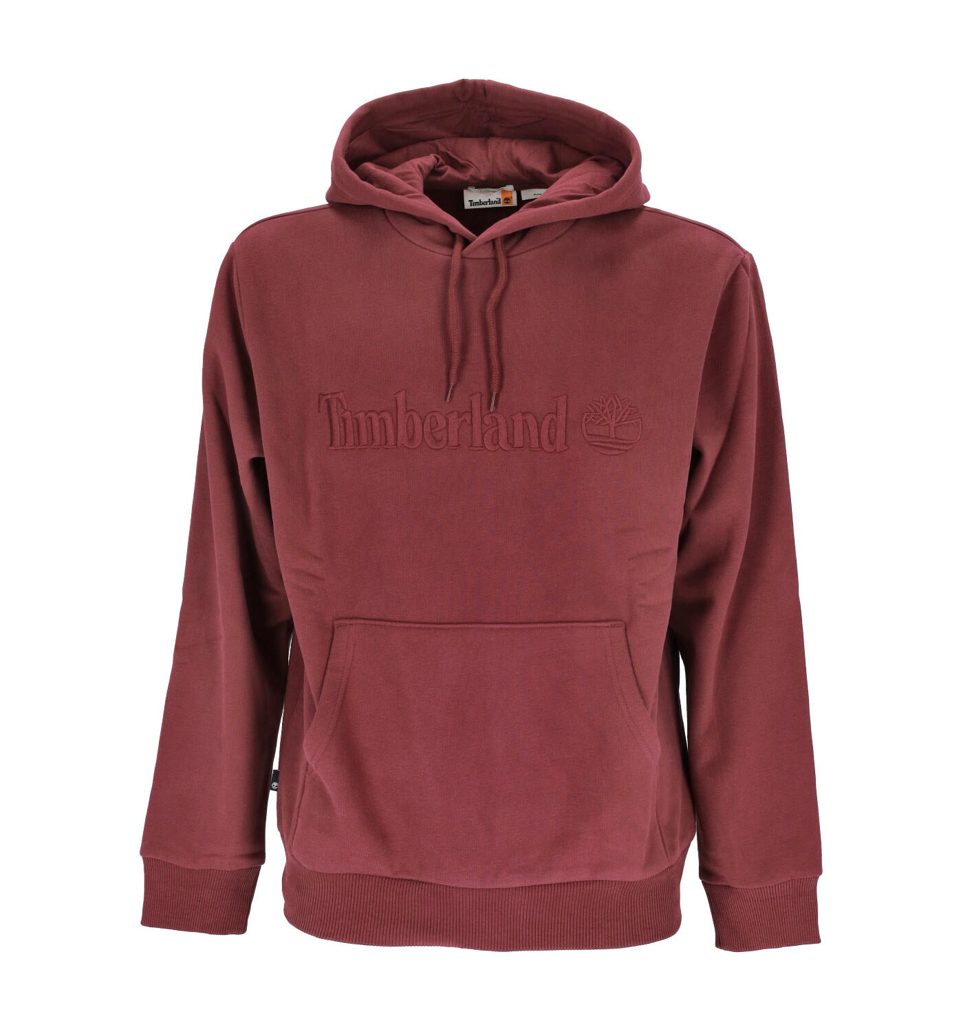 Felpa con cappuccio , logo sul davanti .