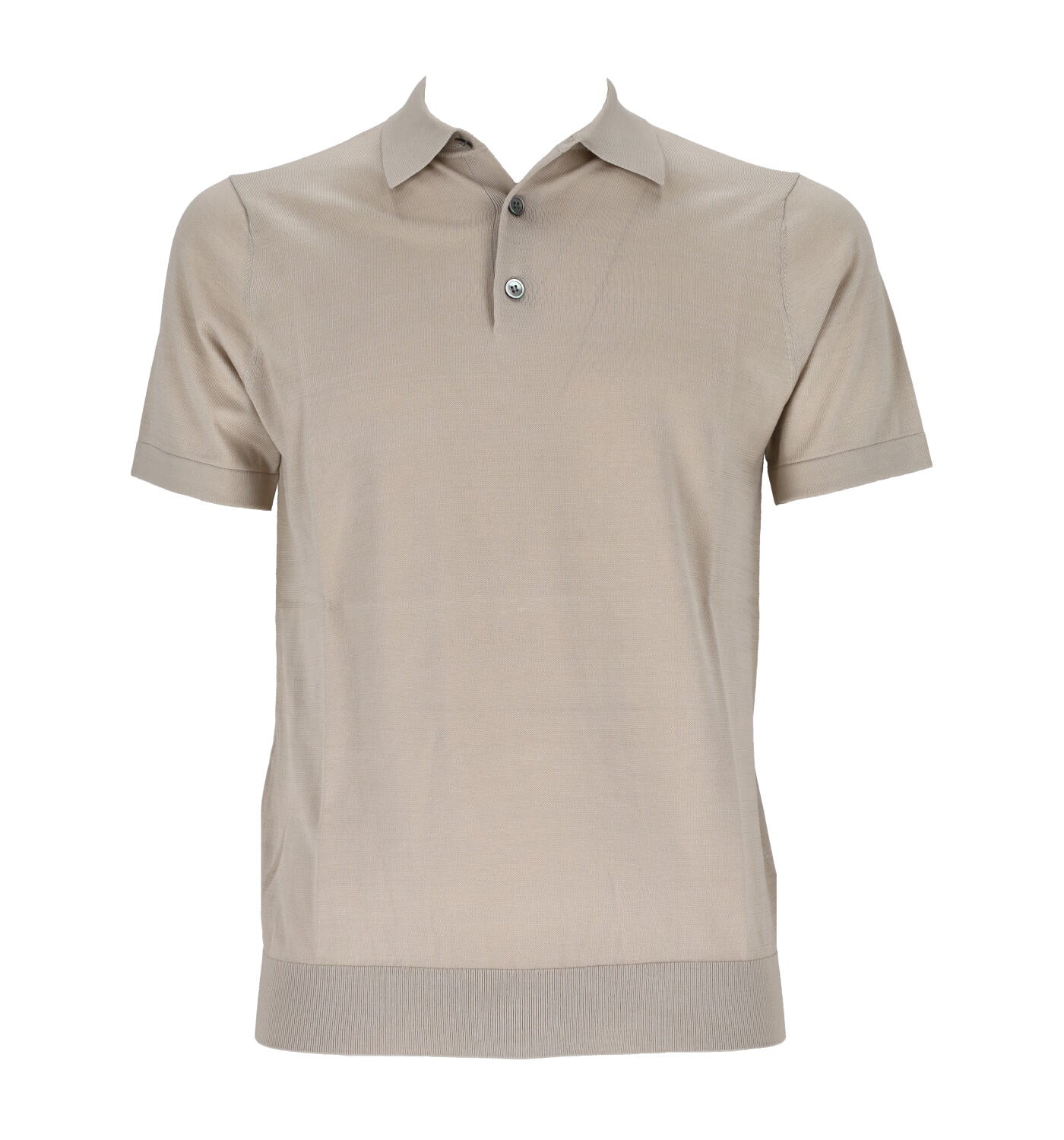Polo mezza manica in cotone finezza 18