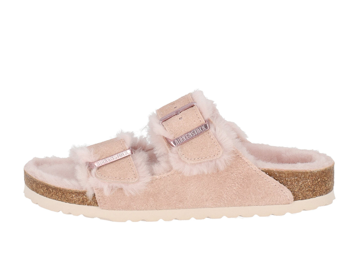 Ciabatta Arizona shearling , suola in sughero