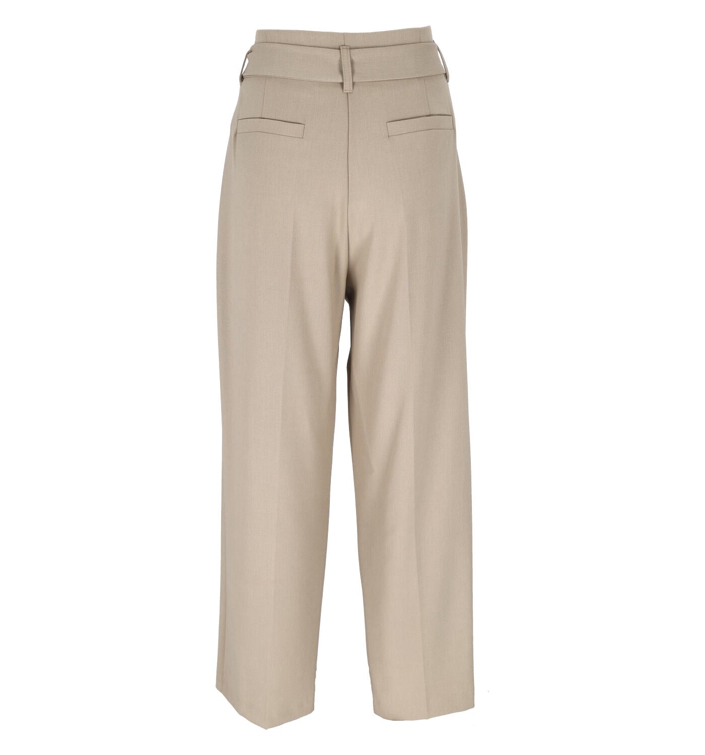 Pantalone con cintura in tessuto